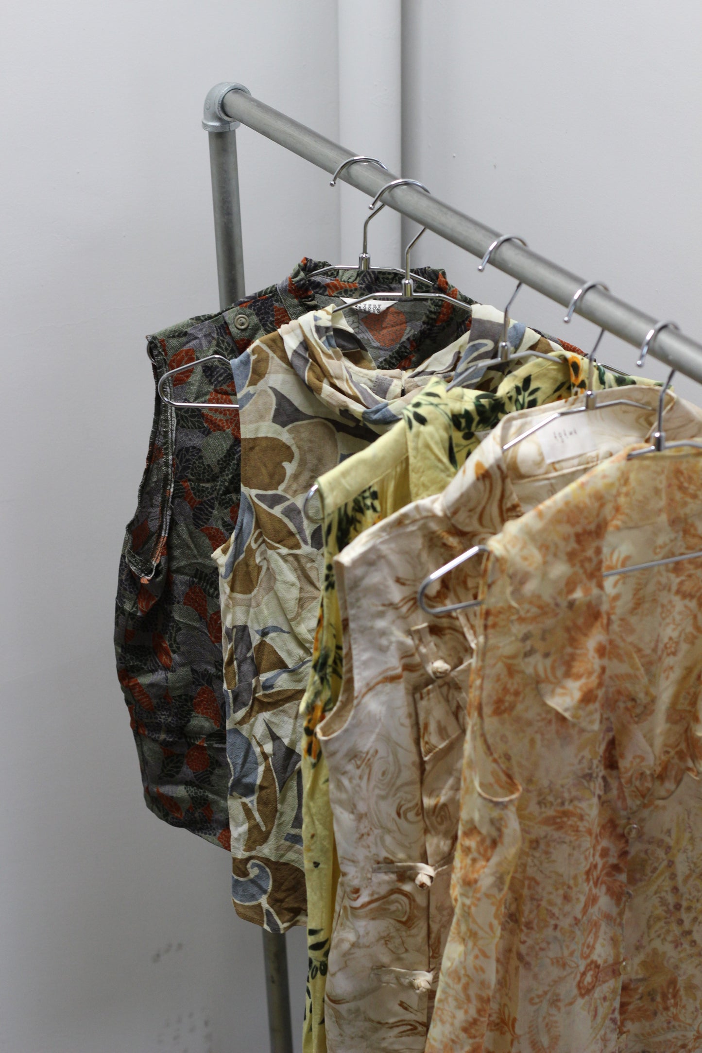 Vintage Flower Design No Sleeve Blouse x10点