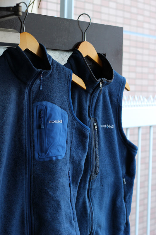 mont-bell Zip-Up Fleece Vest set x2点