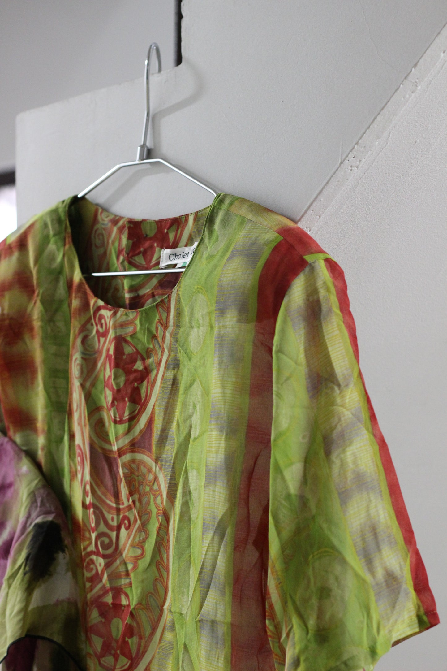 Vintage Design Pattern Short Sleeve Blouse x10点