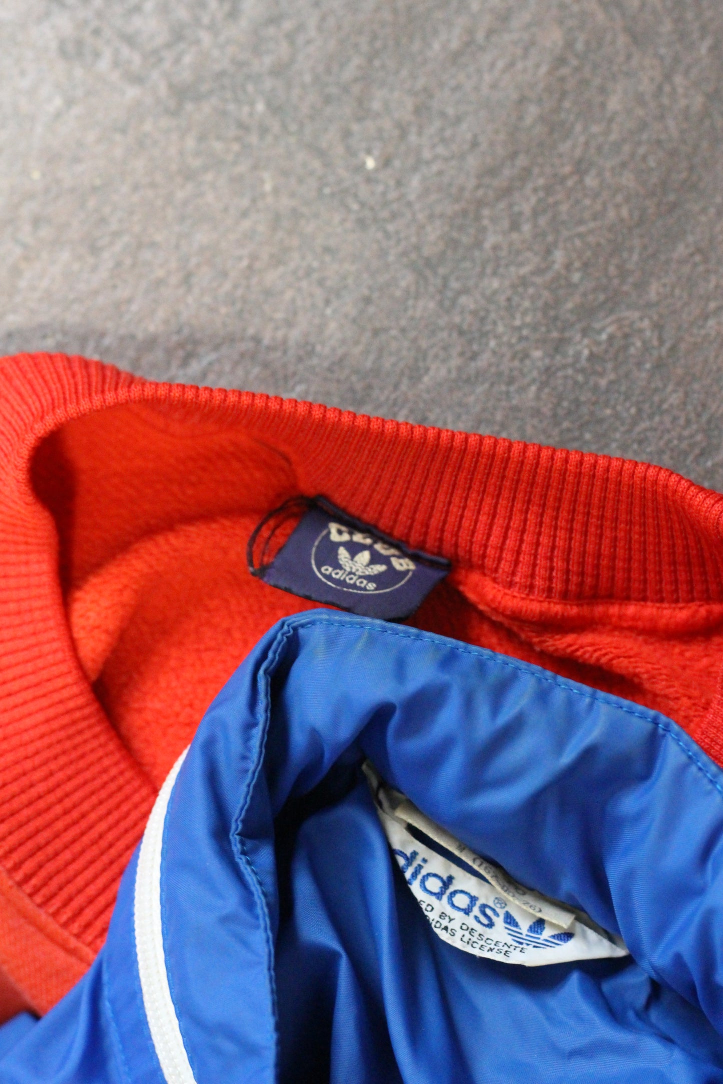 70-80's Adidas Vintage Sweatshirt & Nylon Jacket x2点