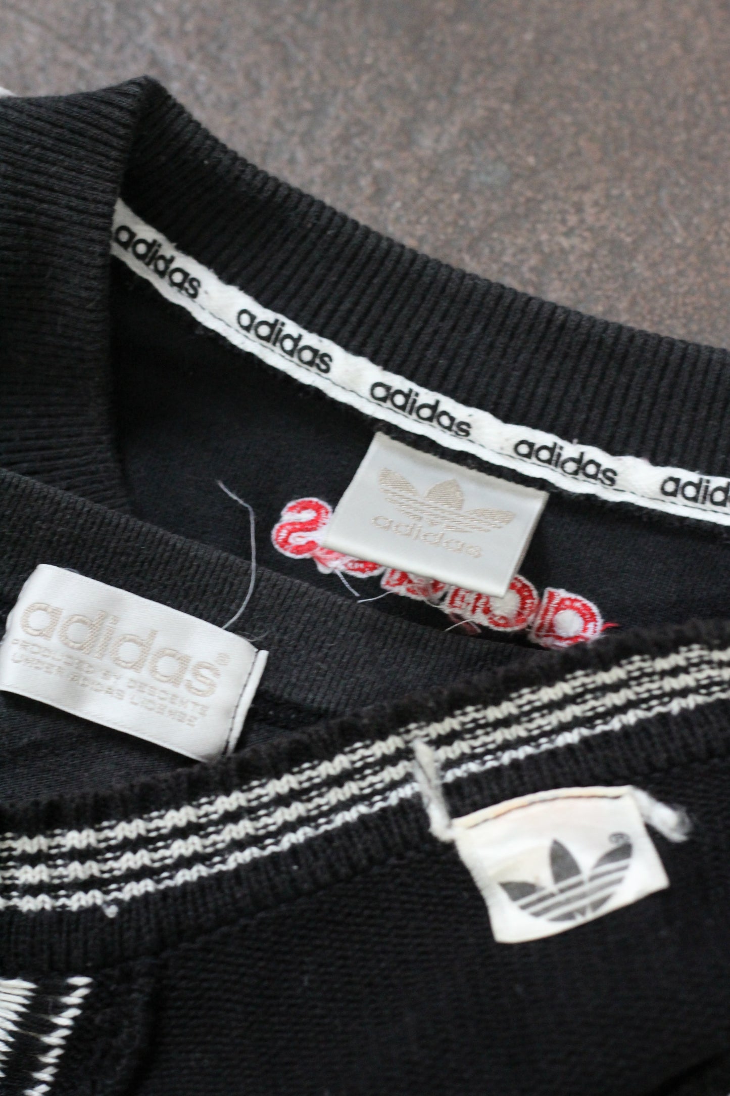 80-90's adidas Vintage Logo Tops x3点