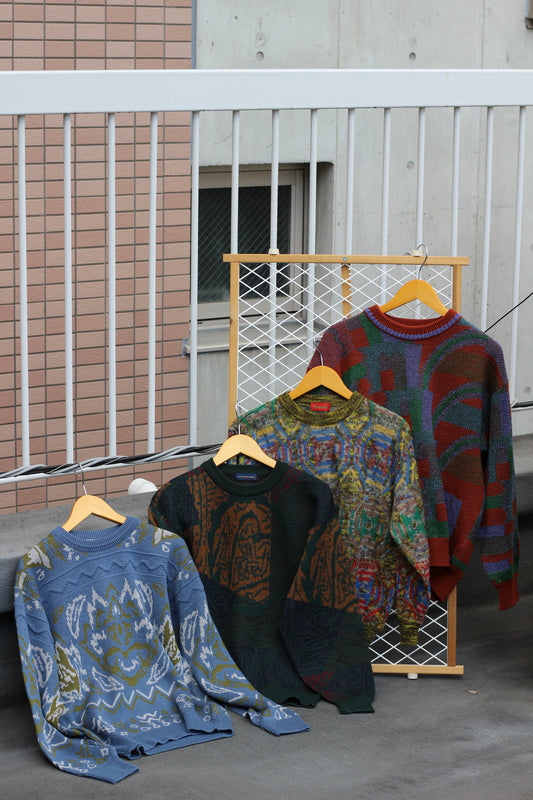 Vintage Men's Color Design Knit x8点