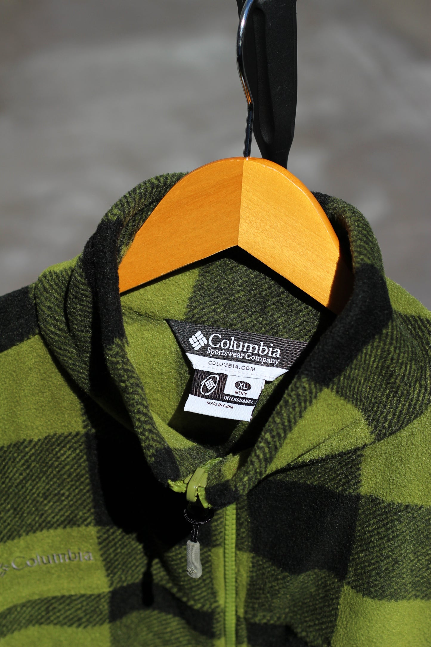 Columbia Check Fleece Zip-Up Jacket set x2点