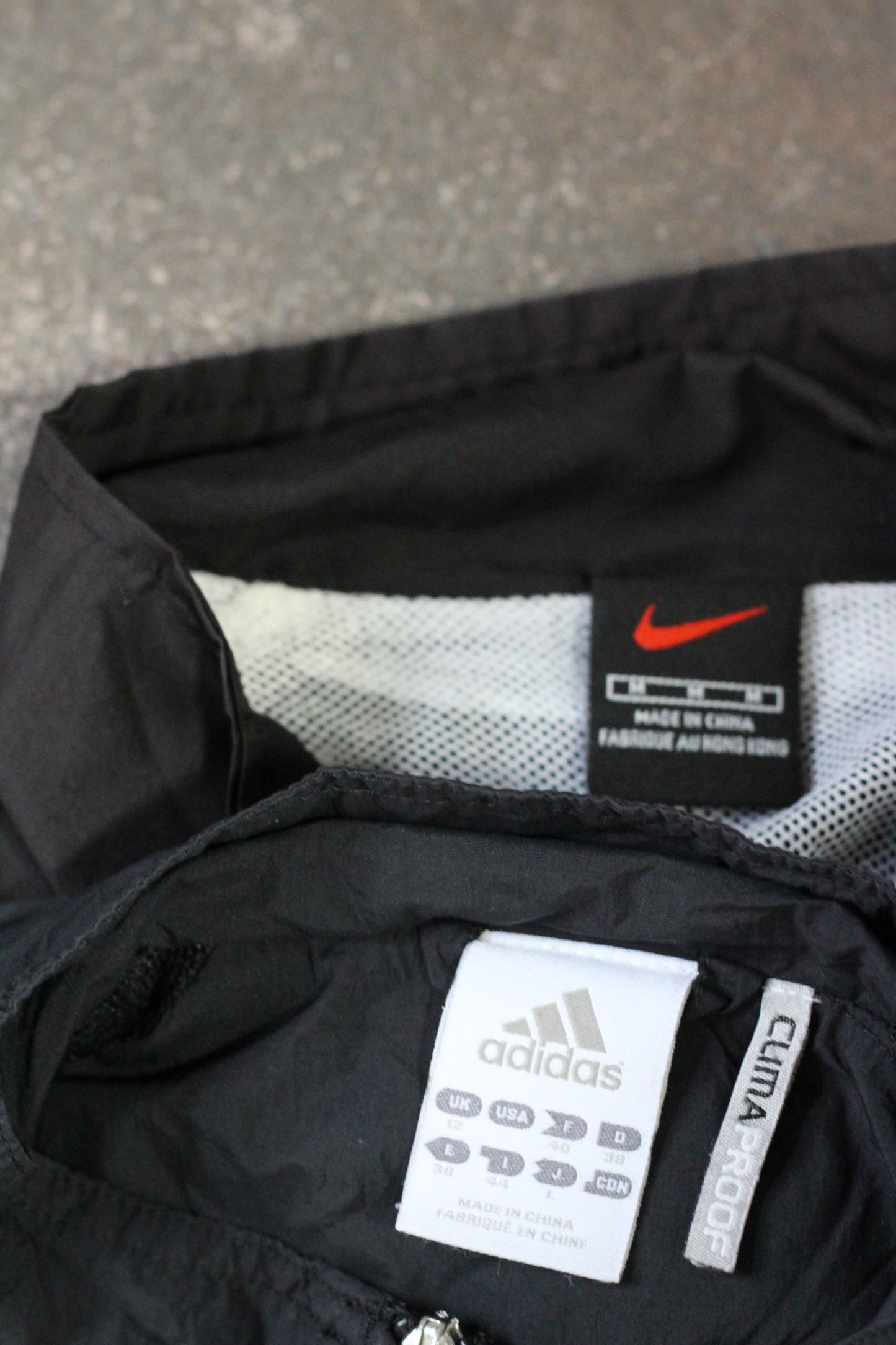 90-00's adidas & NIKE Nylon Tech Jacket x2点