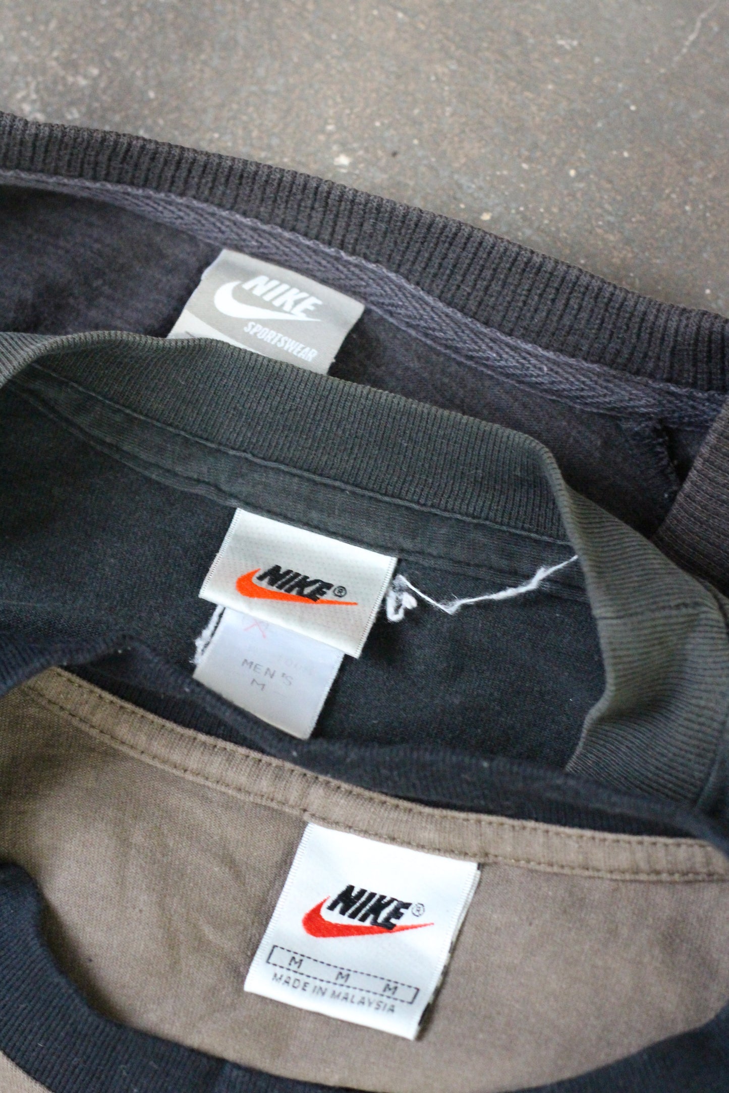 00's NIKE Y2K Style Print T-Shirt x3点