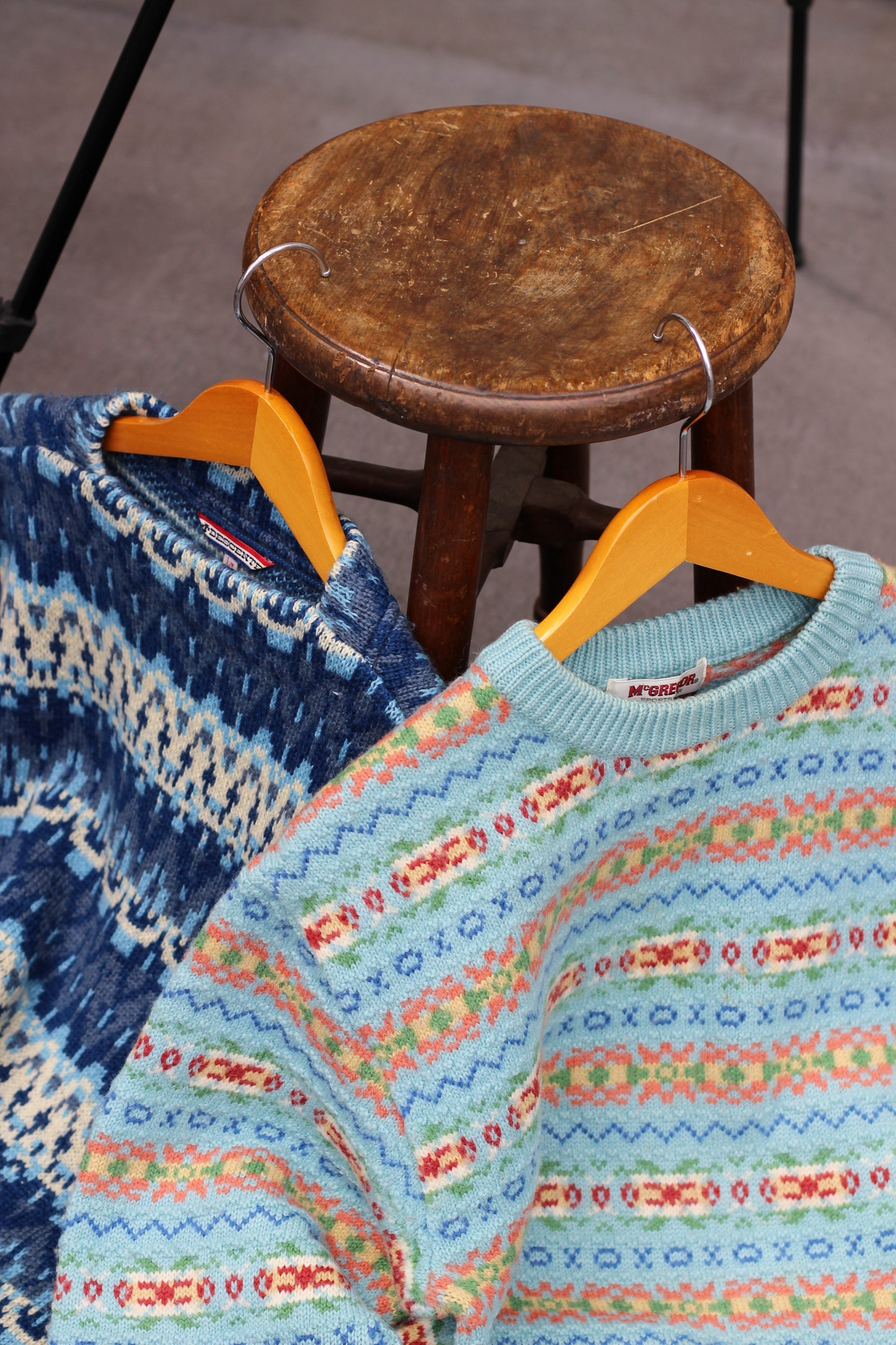 Vintage Men's Fair Isle Design Knitwear x7点
