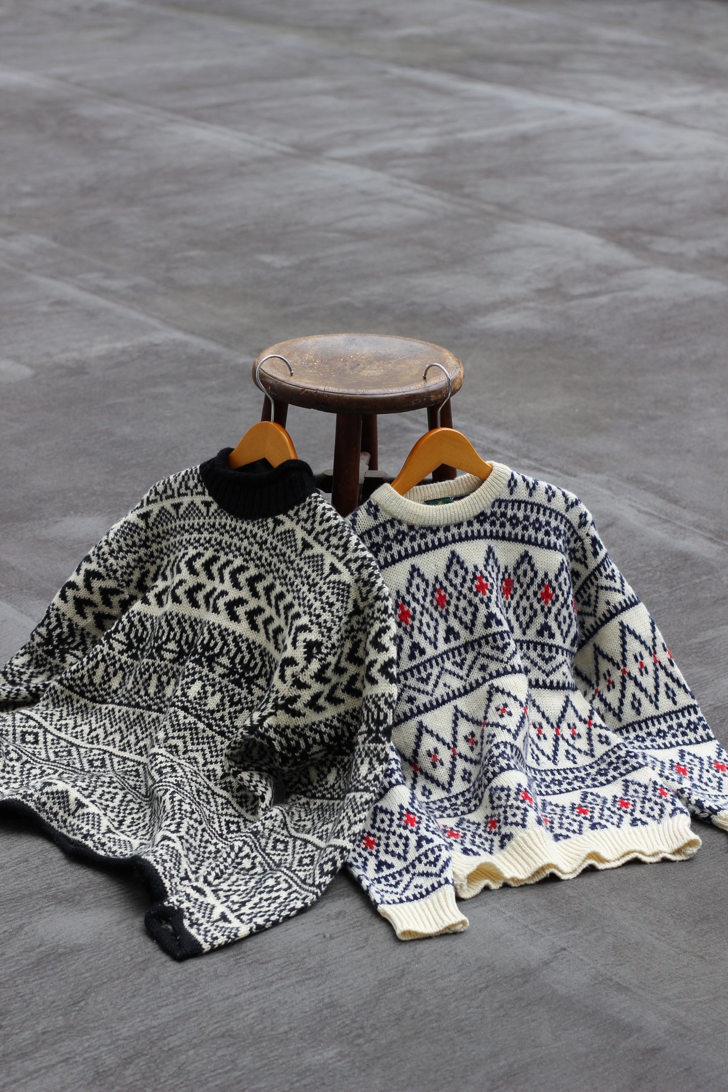 Vintage Men's Fair Isle Design Knitwear x7点