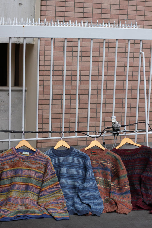 Vintage Border Design Knit x8点