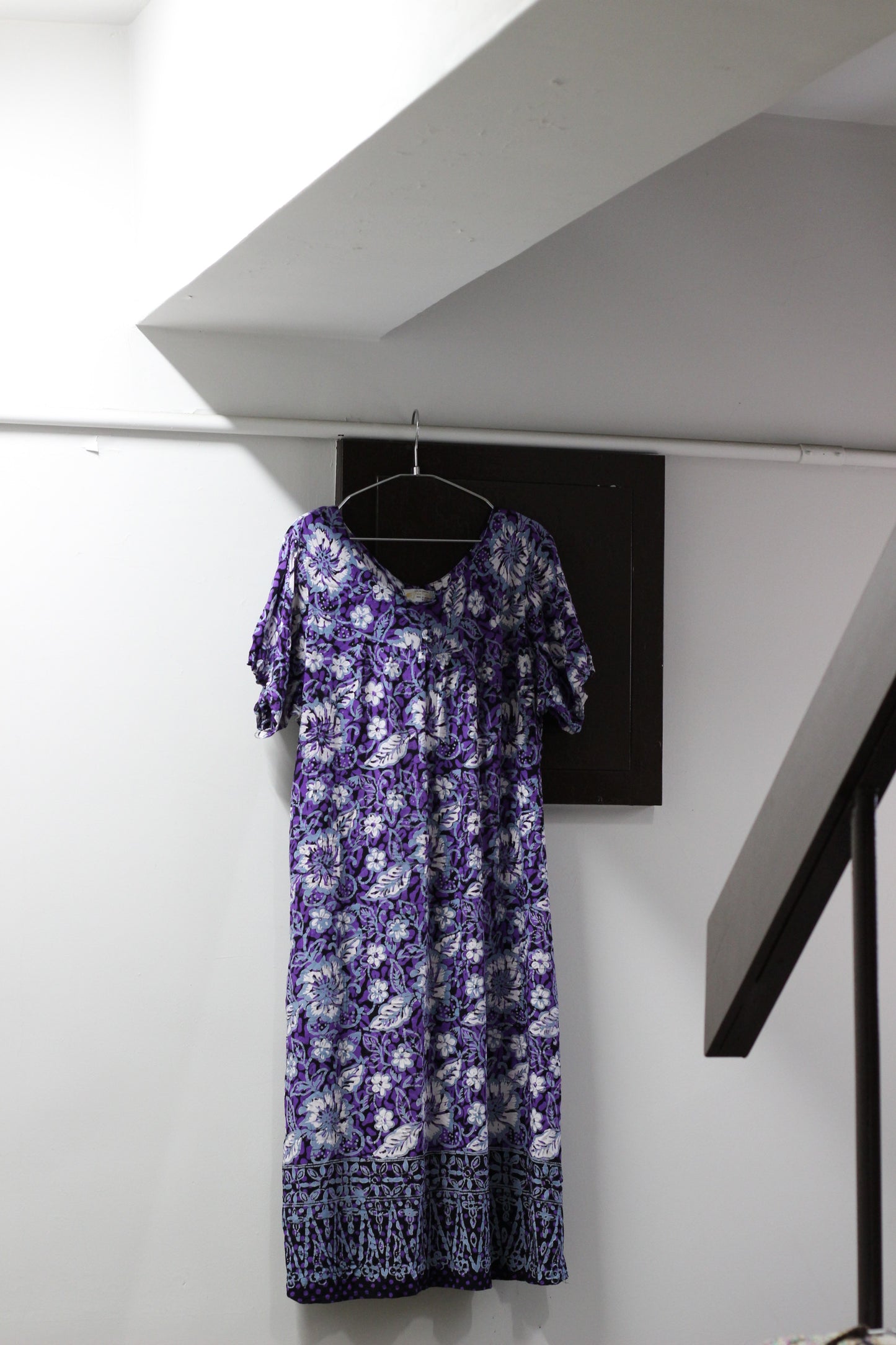 Vintage Floral Short Sleeve One-Piece x4点