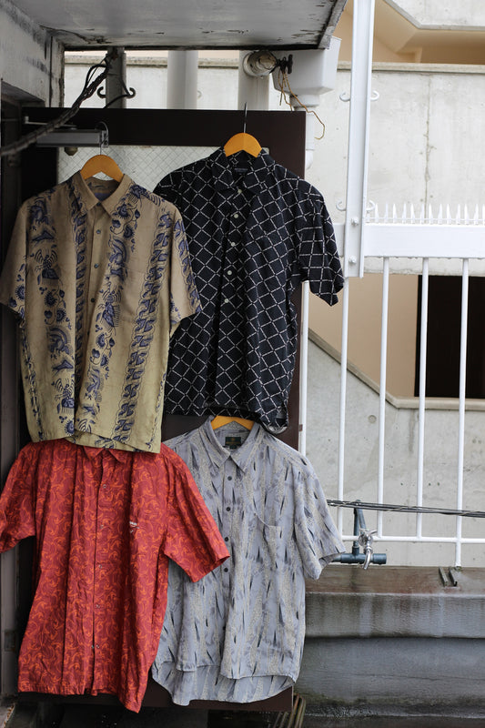 Men's Short Sleeve Desigh Shirt x4点