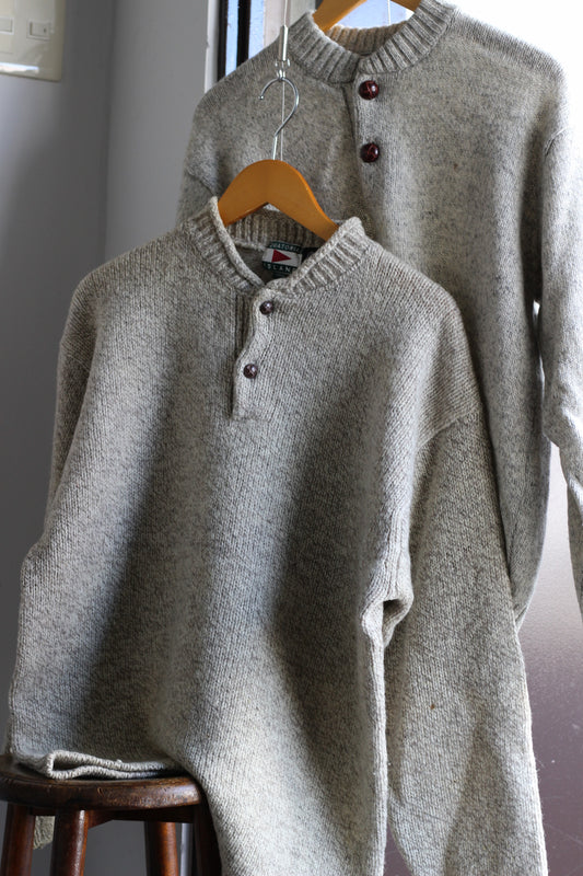 Men's Henley Knit x3点
