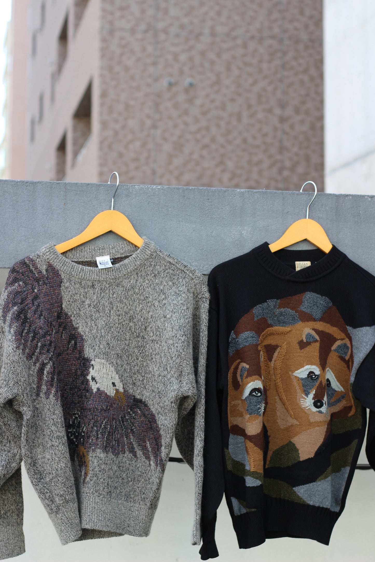 Men's Animal Design Knitwear x3点
