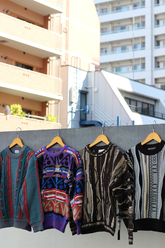 Men's Vintage Design 3D Knitwear x4点