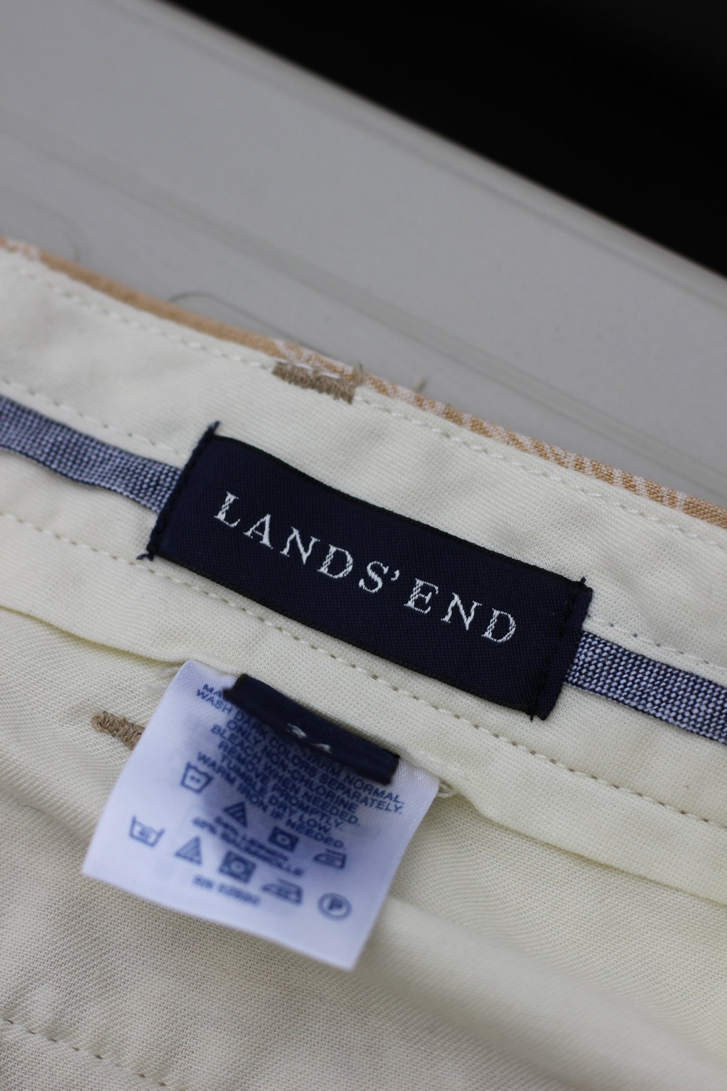 LANDS' END Check Shorts x4点