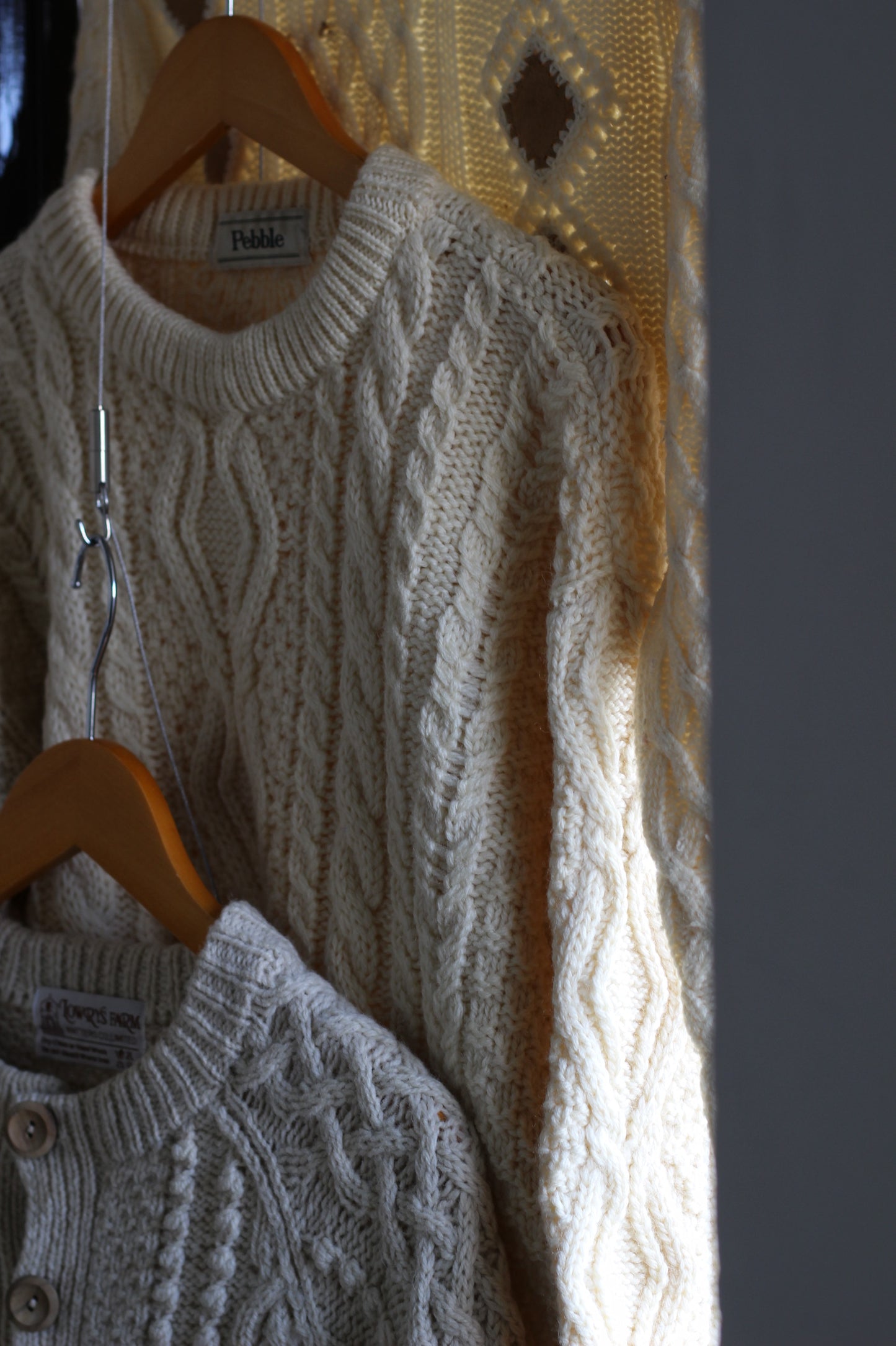 Fisherman Sweater x3点