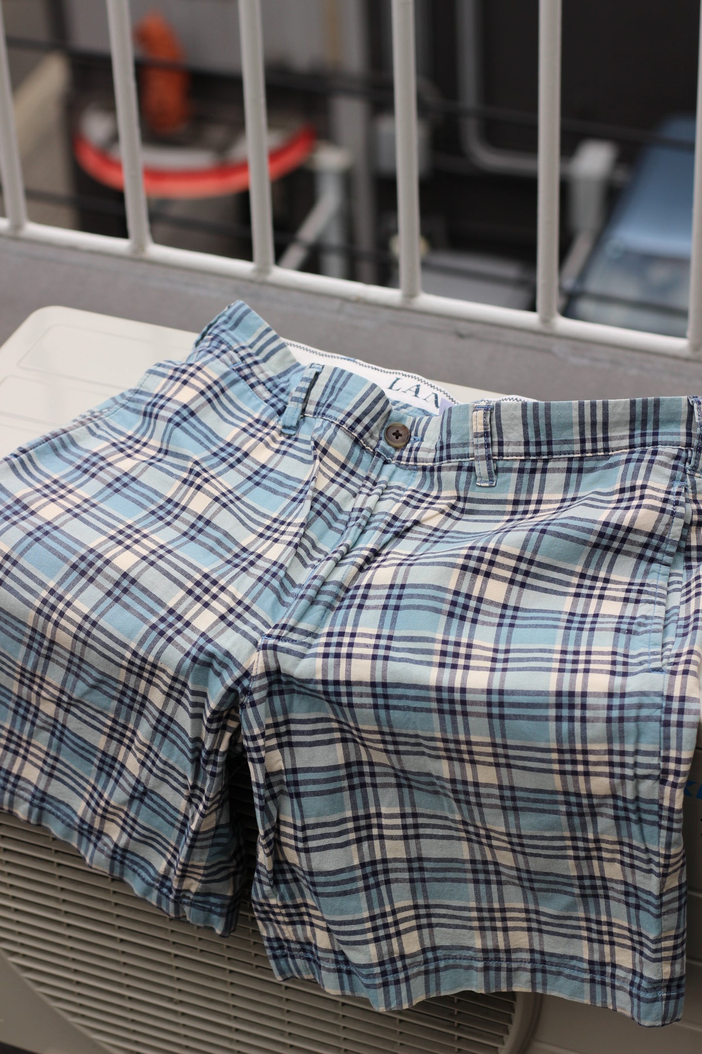 LANDS' END Check Shorts x4点
