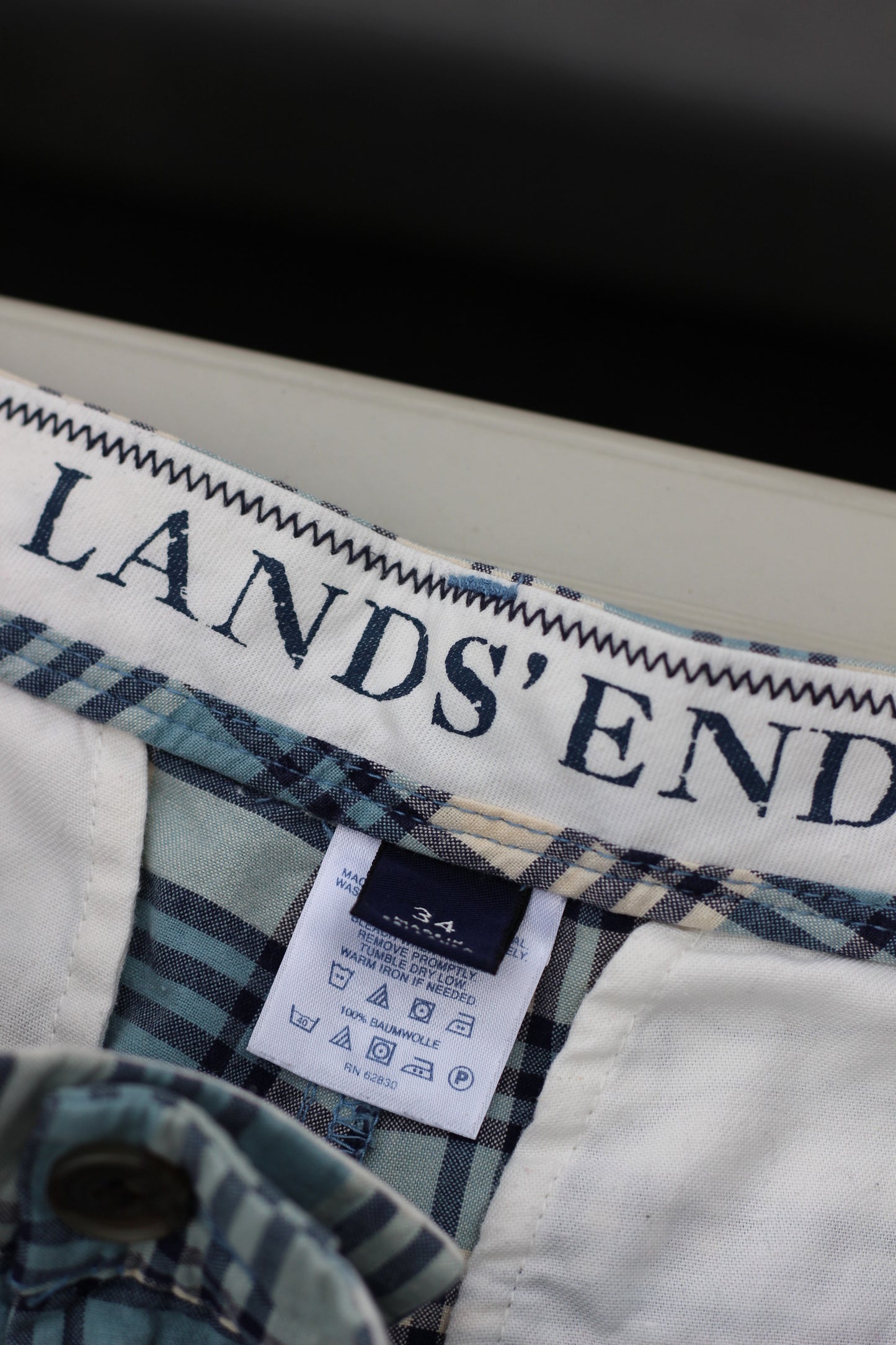 LANDS' END Check Shorts x4点