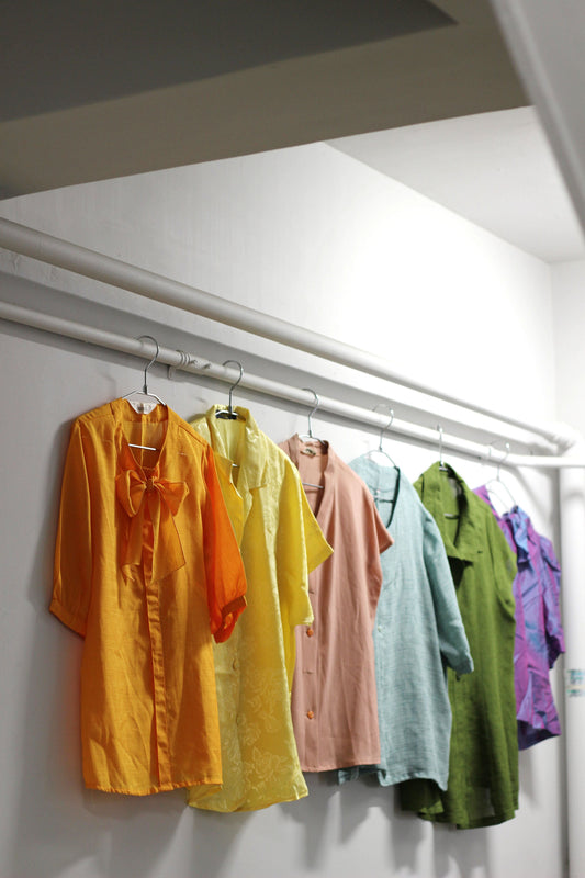 Vintage Color Short Sleeve Blouse x10点