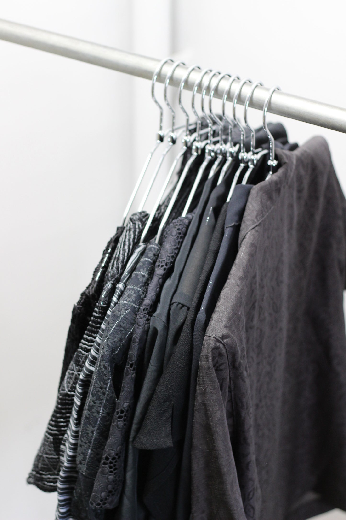 Vintage Black Design Short Sleeve Blouse x10点