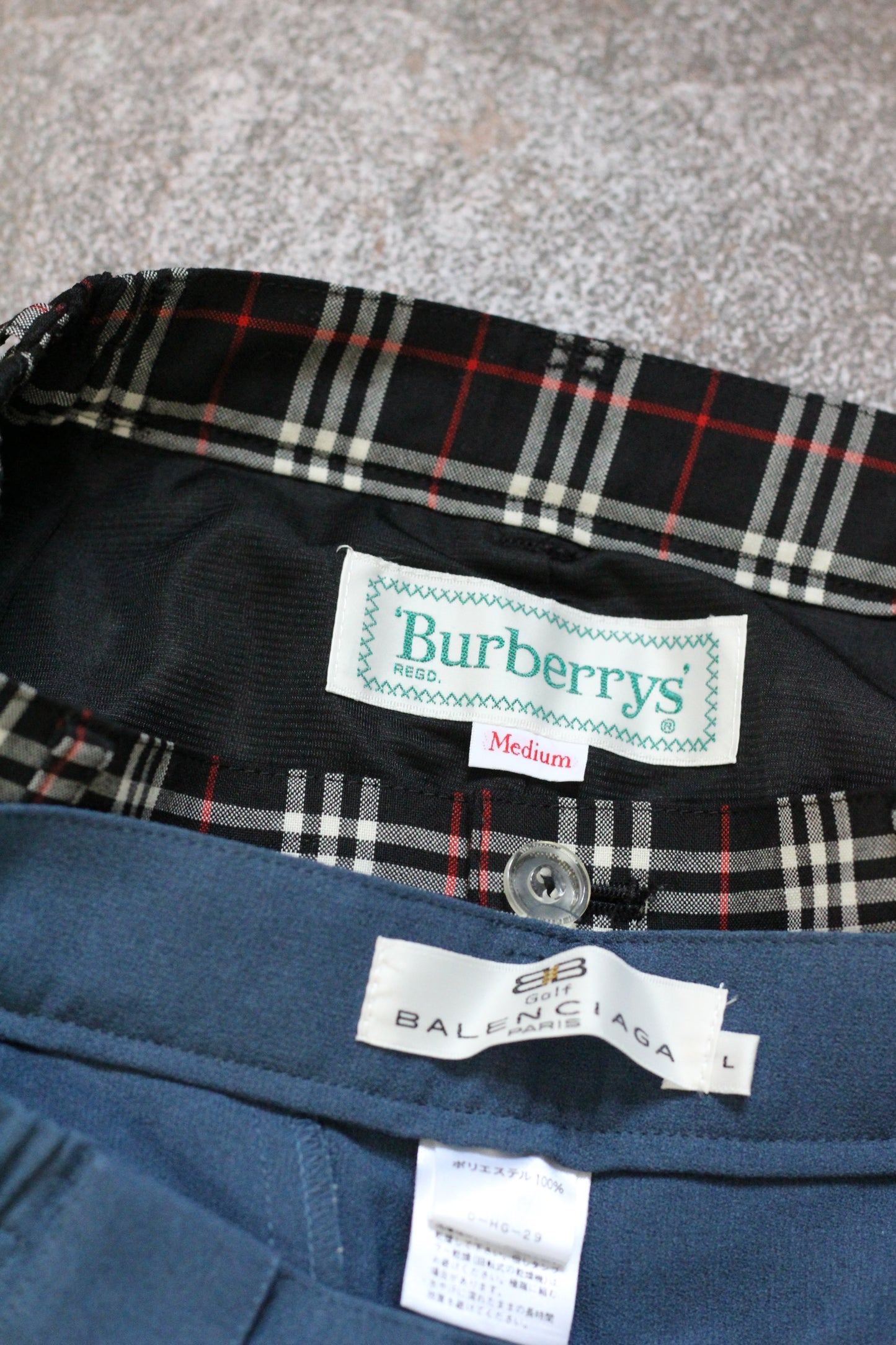 Balenciaga & Burberry Shorts x2点