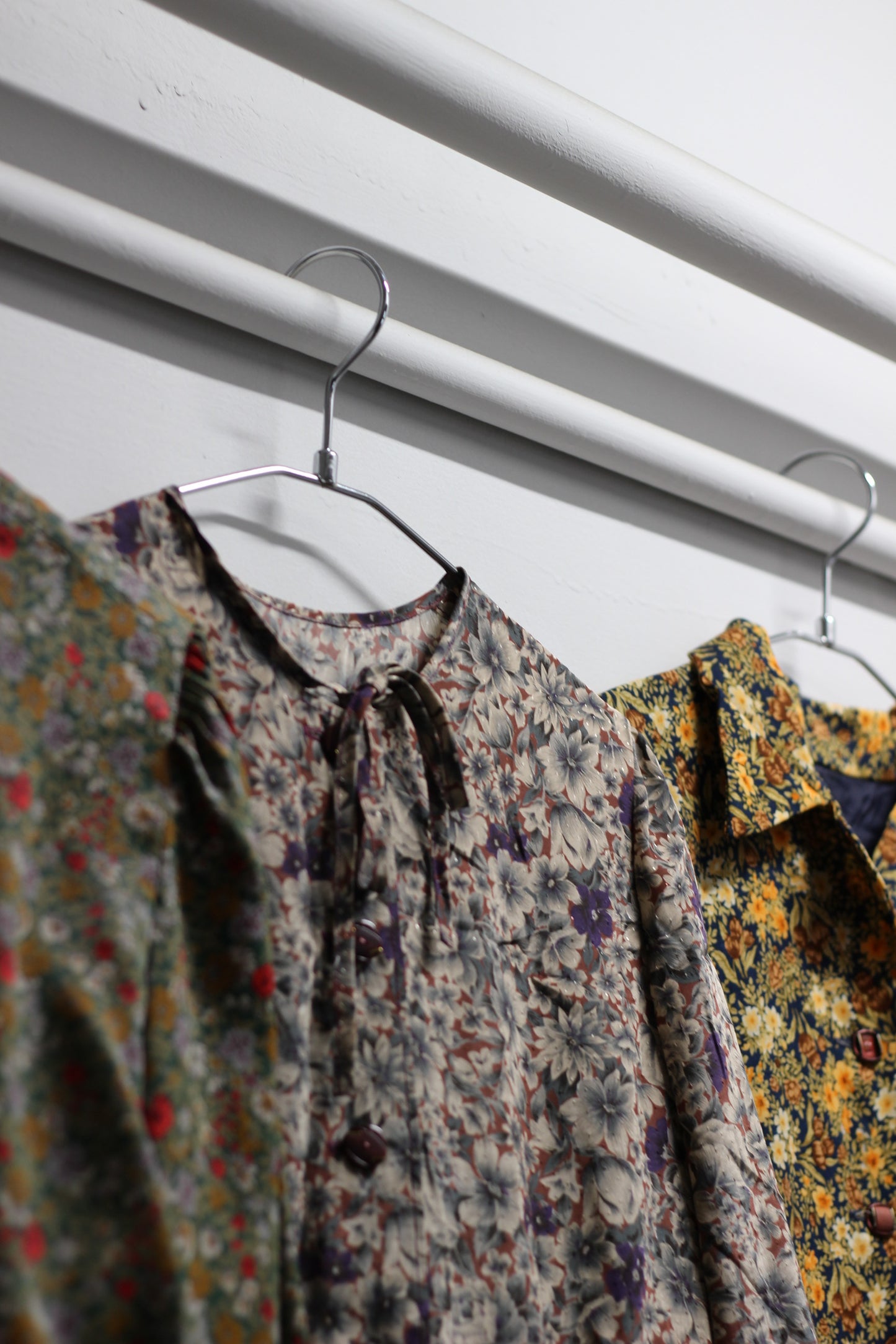 Vintage Floral Long Sleeve One-Piece x10点