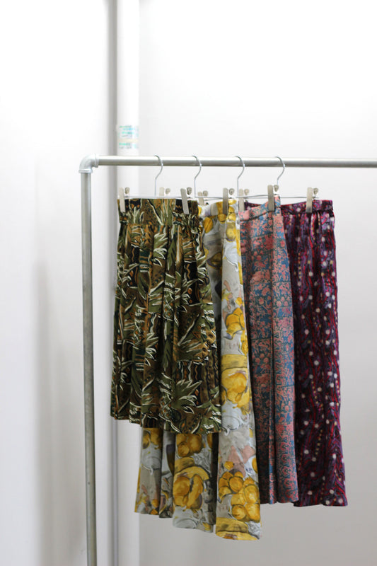 Vintage Design Pattern Skirt x4点