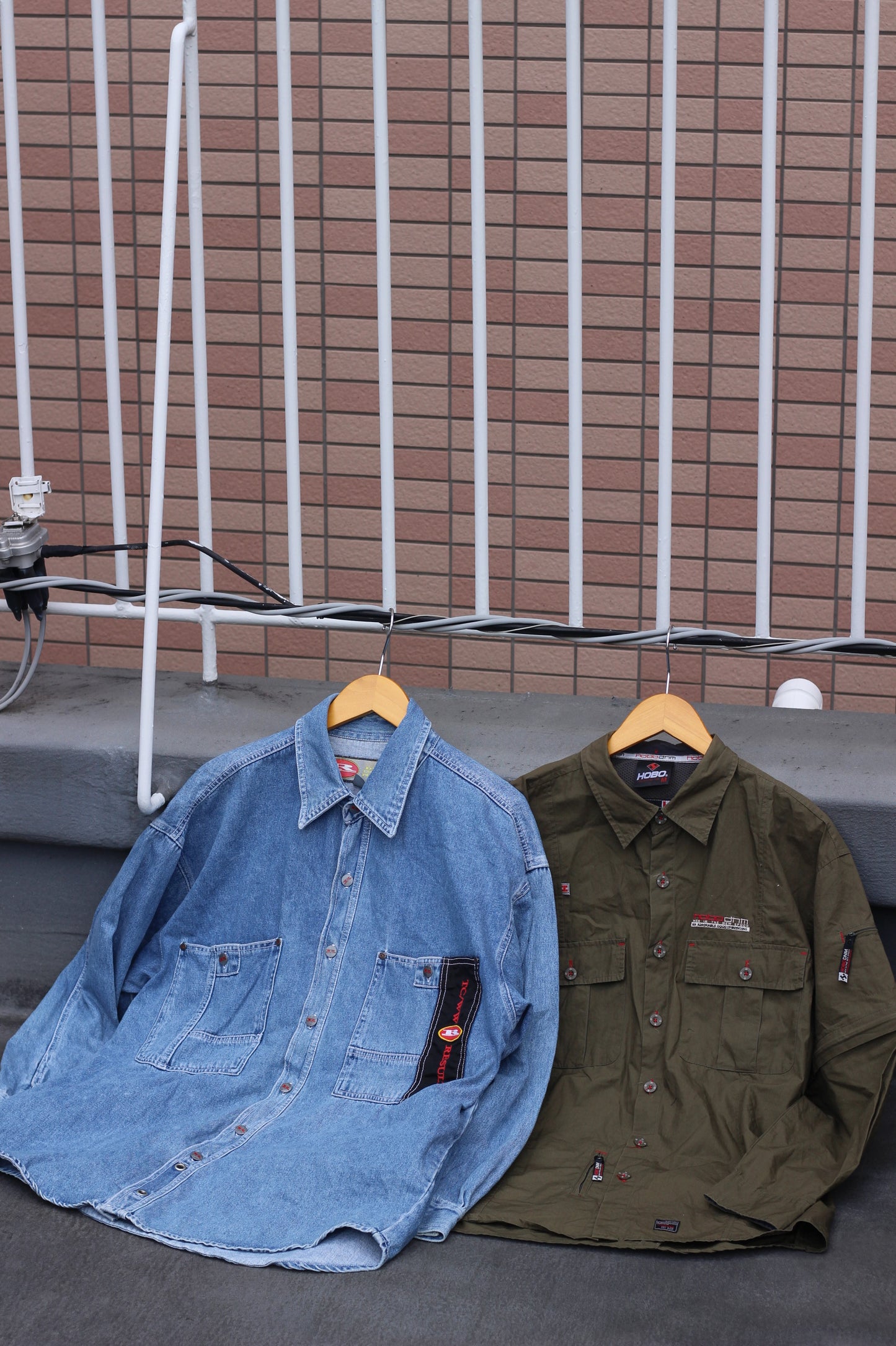 Work tech shirt x2点