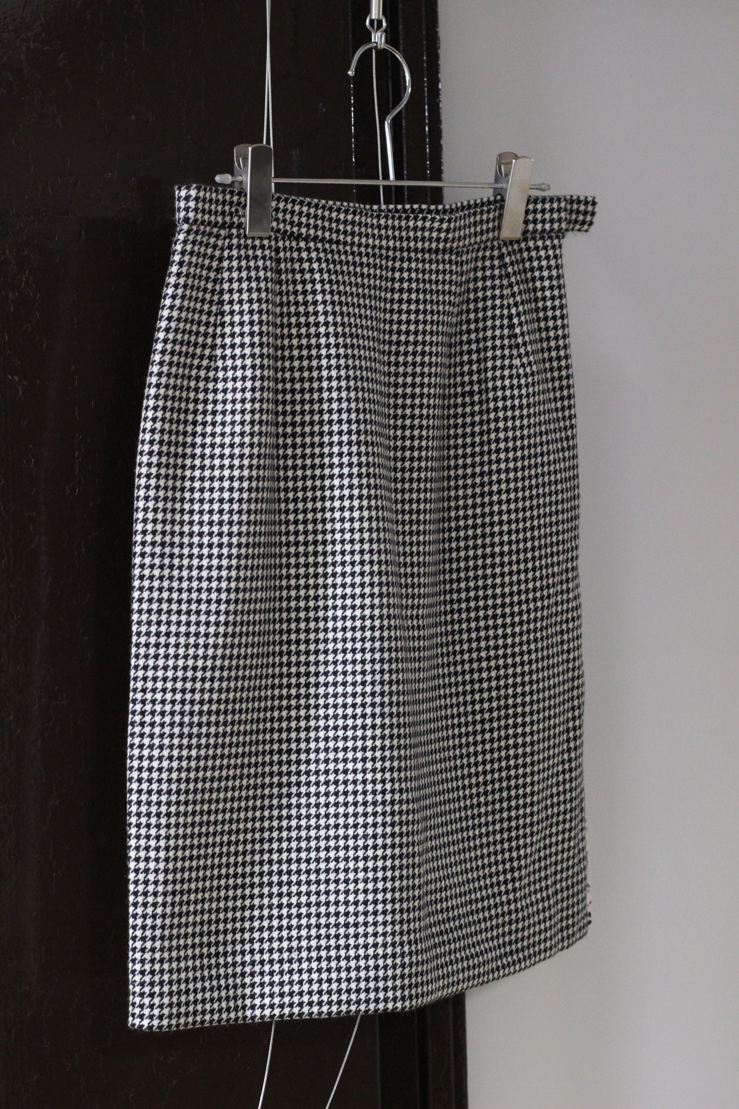 Vintage Houndstooth Wool Skirt x3点