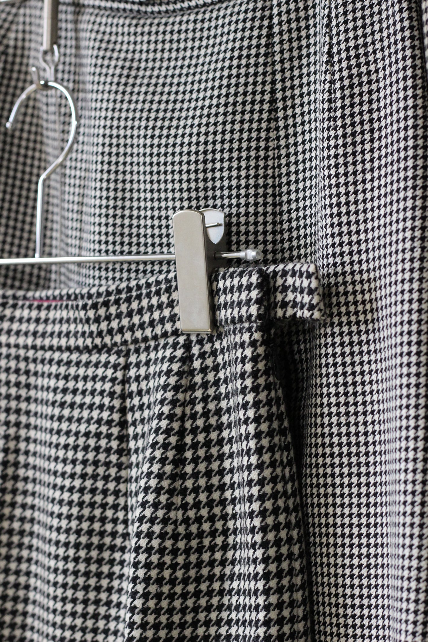 Vintage Houndstooth Wool Skirt x3点