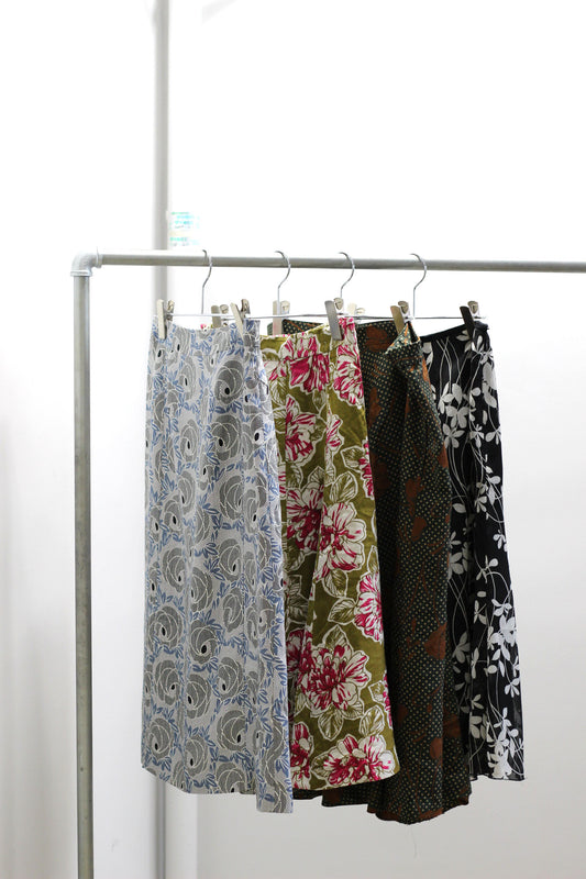 Vintage Floral Skirt x4点