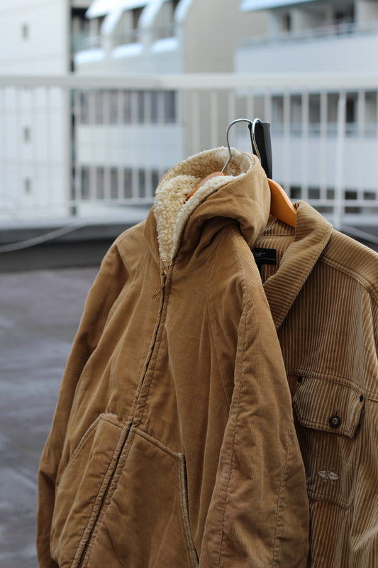 70-80's Made In USA & Russia Corduroy Jacket set x2点
