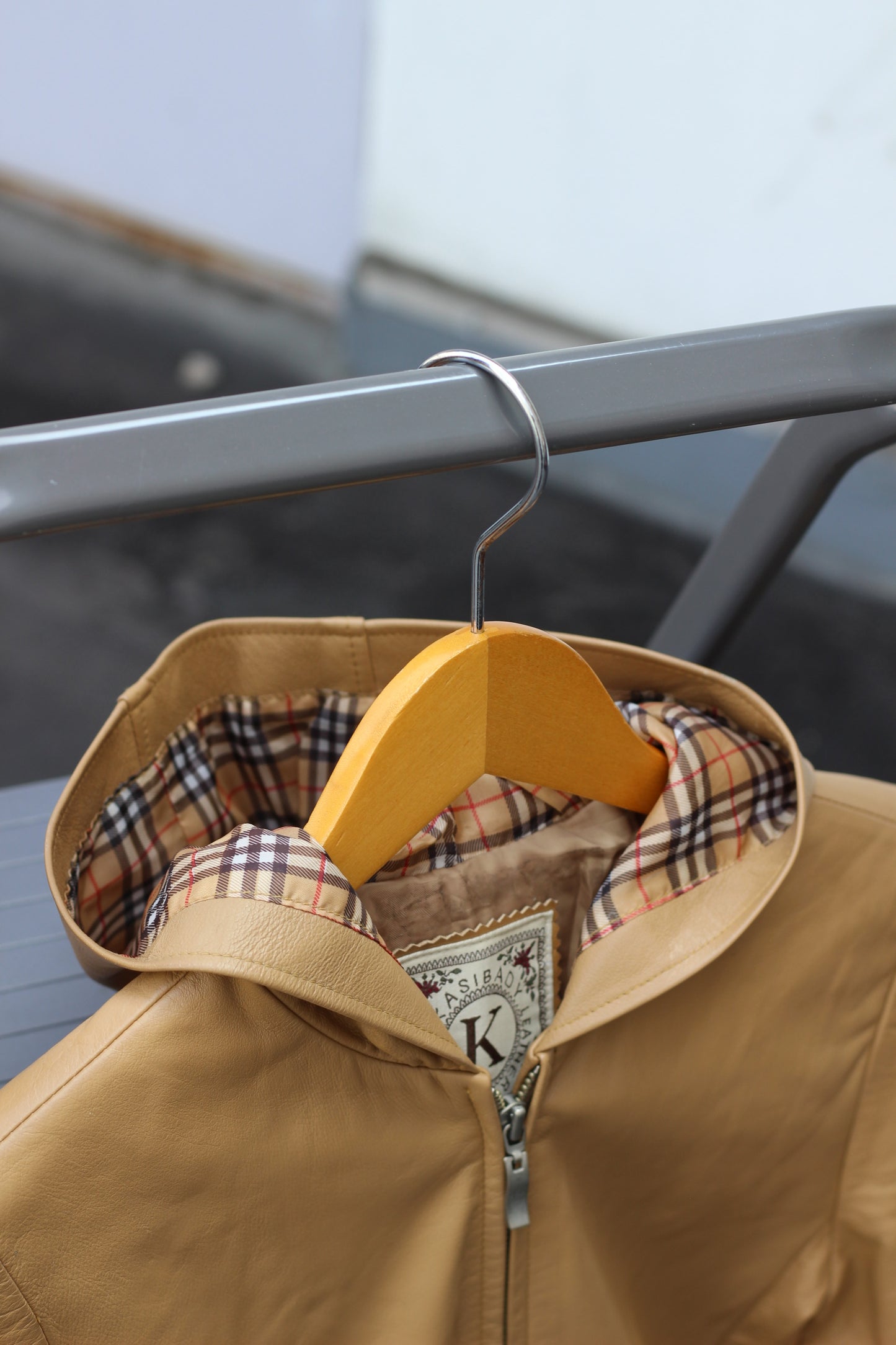 Women's Vintage Hoodie Leather Jacket x2点