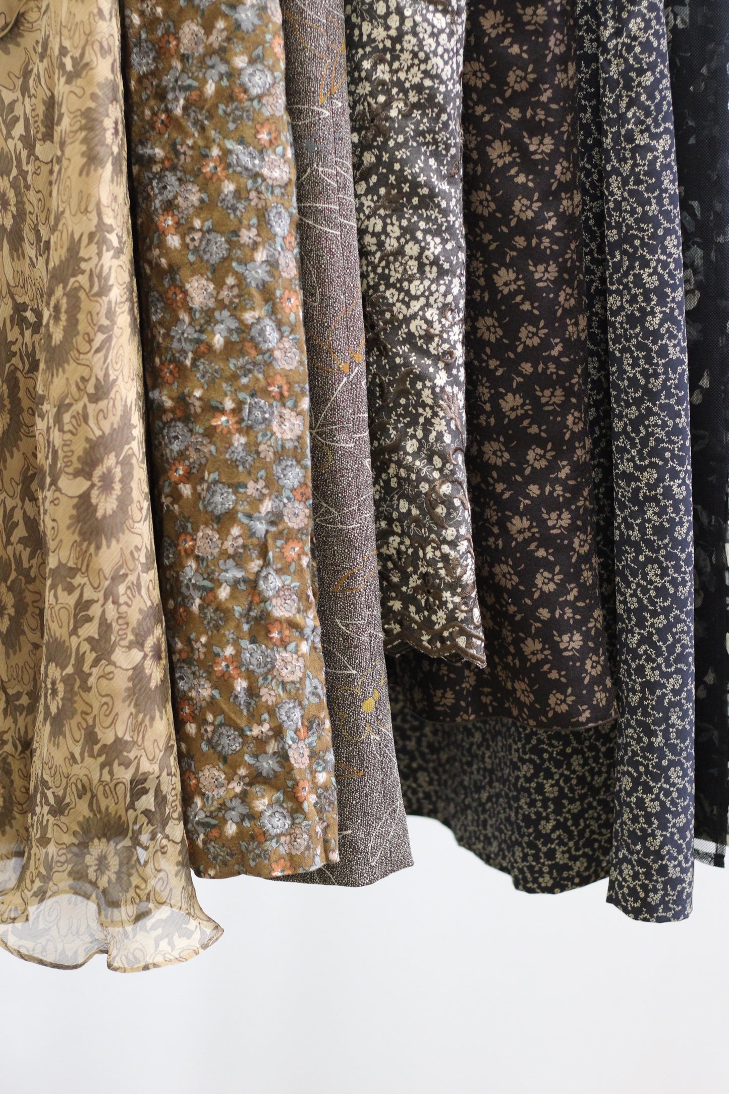 Vintage Small Floral Skirt x7点