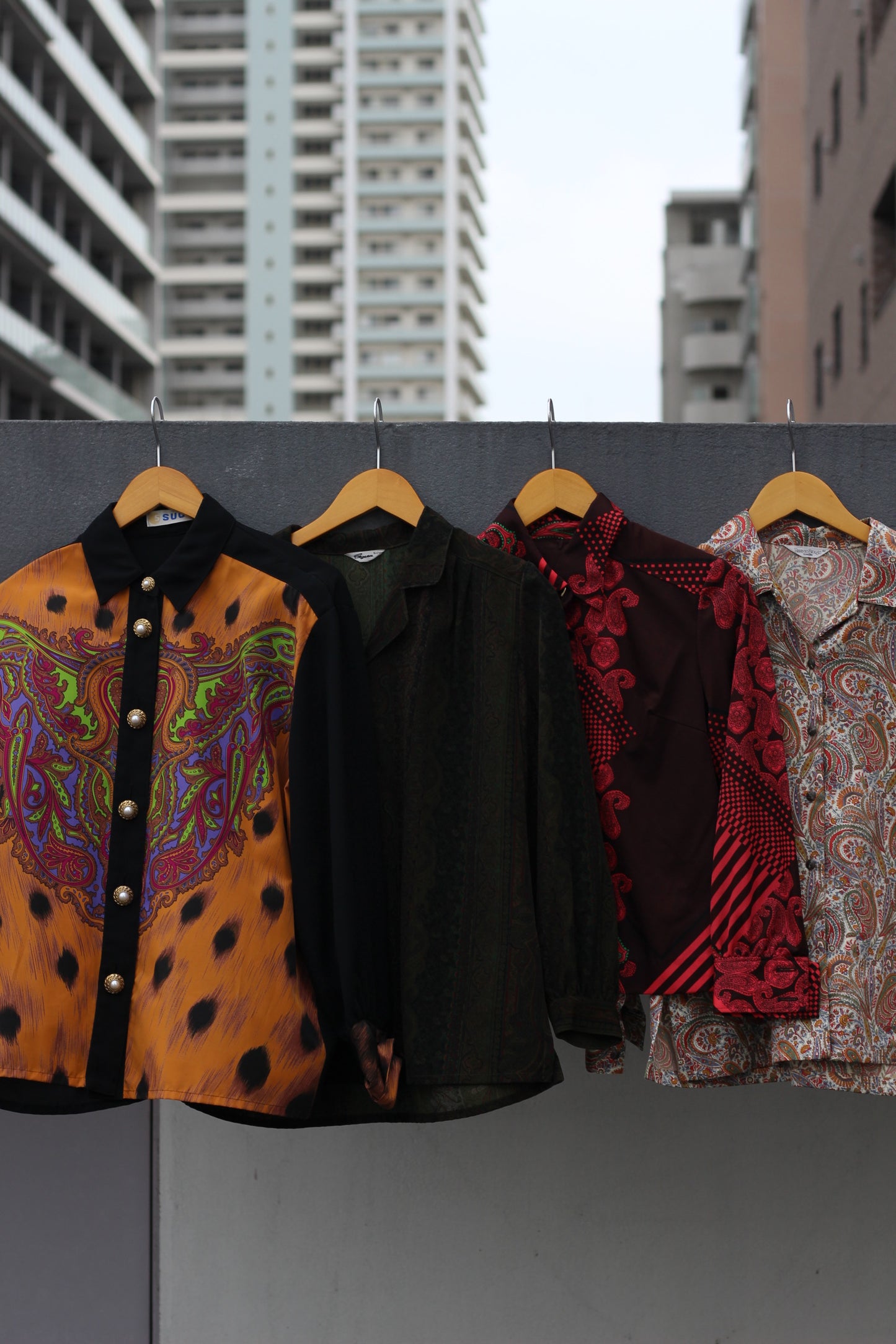 Japan vintage Paisley blouse shirt x12点