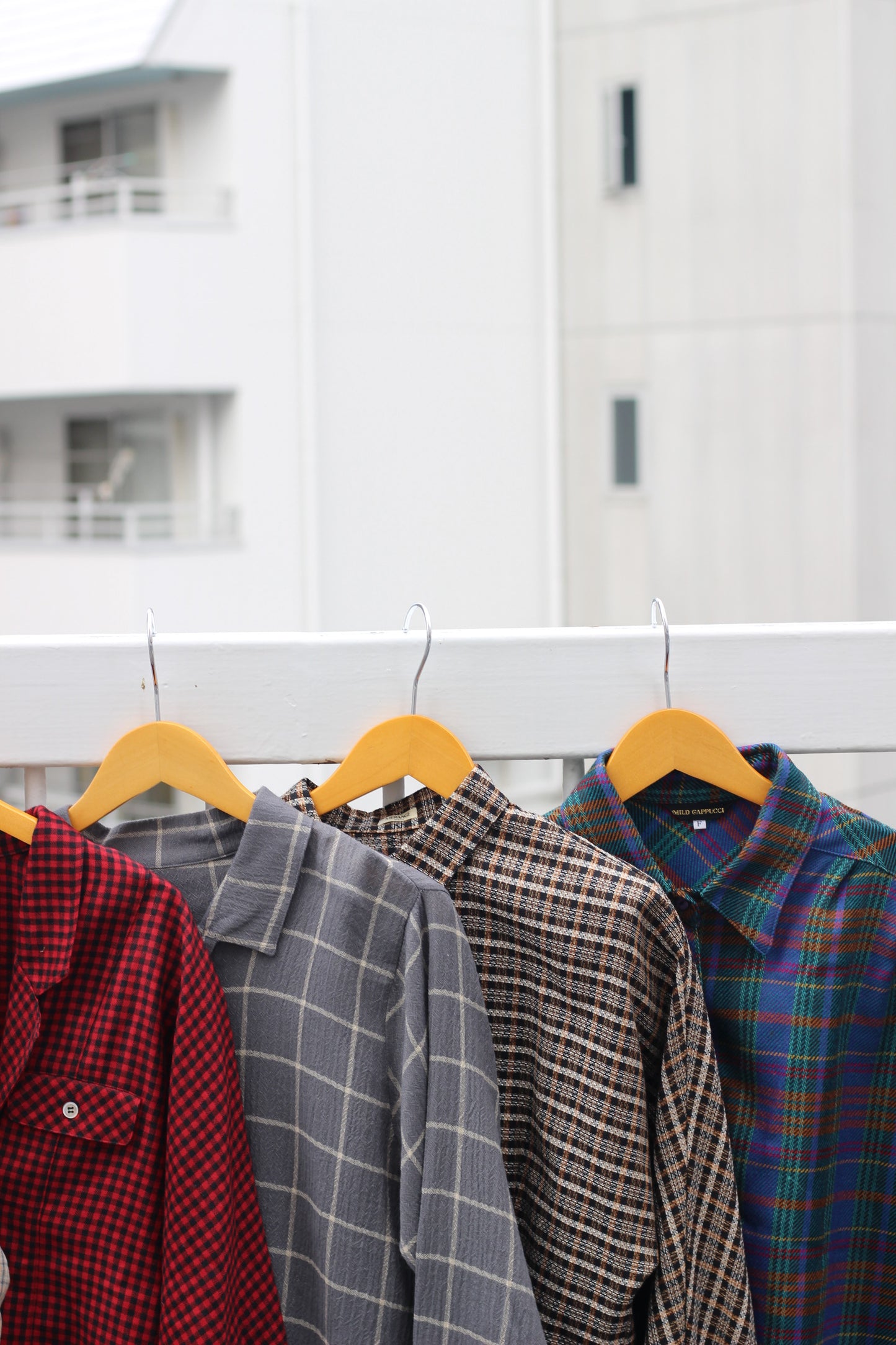 Japan vintage check blouse shirt x5点
