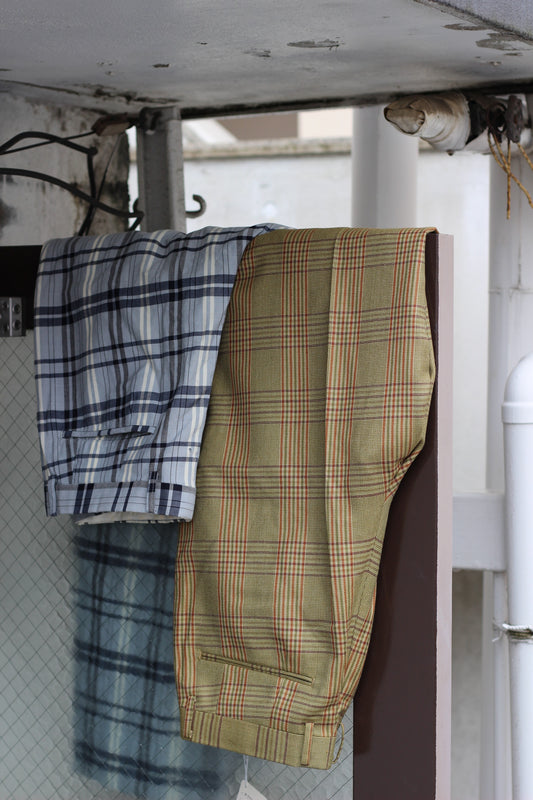 Men's Check Slacks x2点