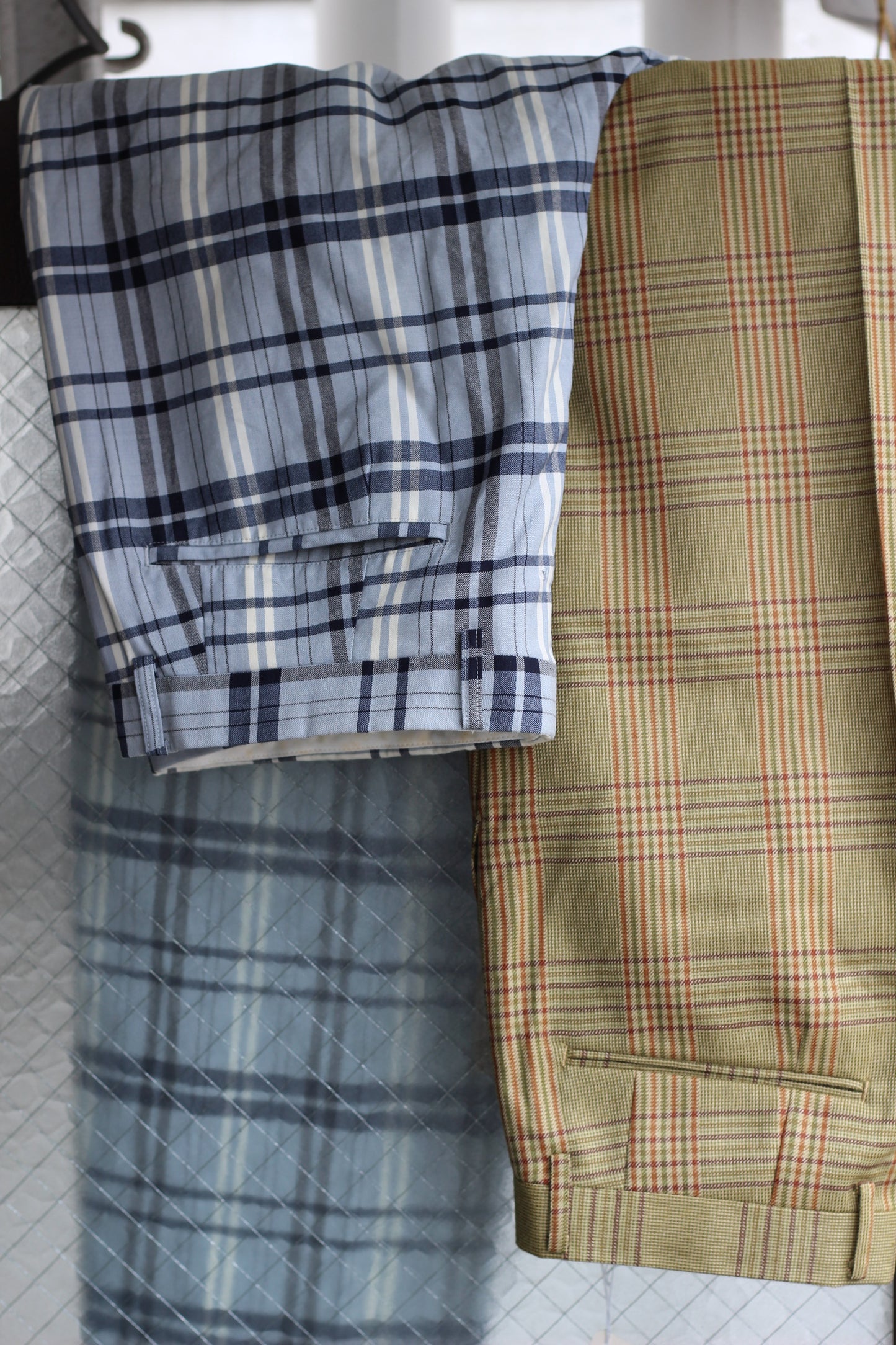 Men's Check Slacks x2点