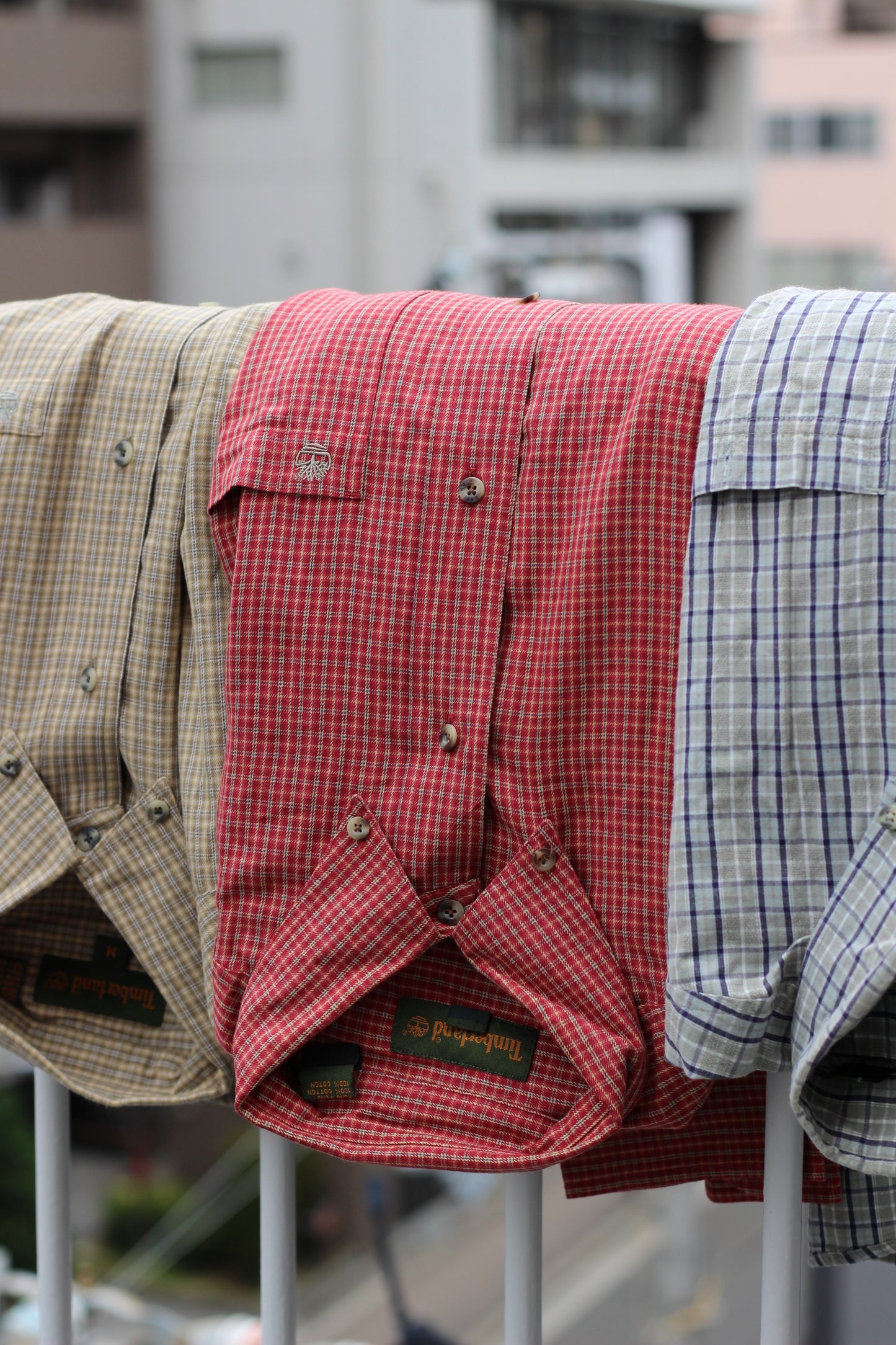 90's 00's New vintage Timberland Check Shirt & Mountain Parka x4点