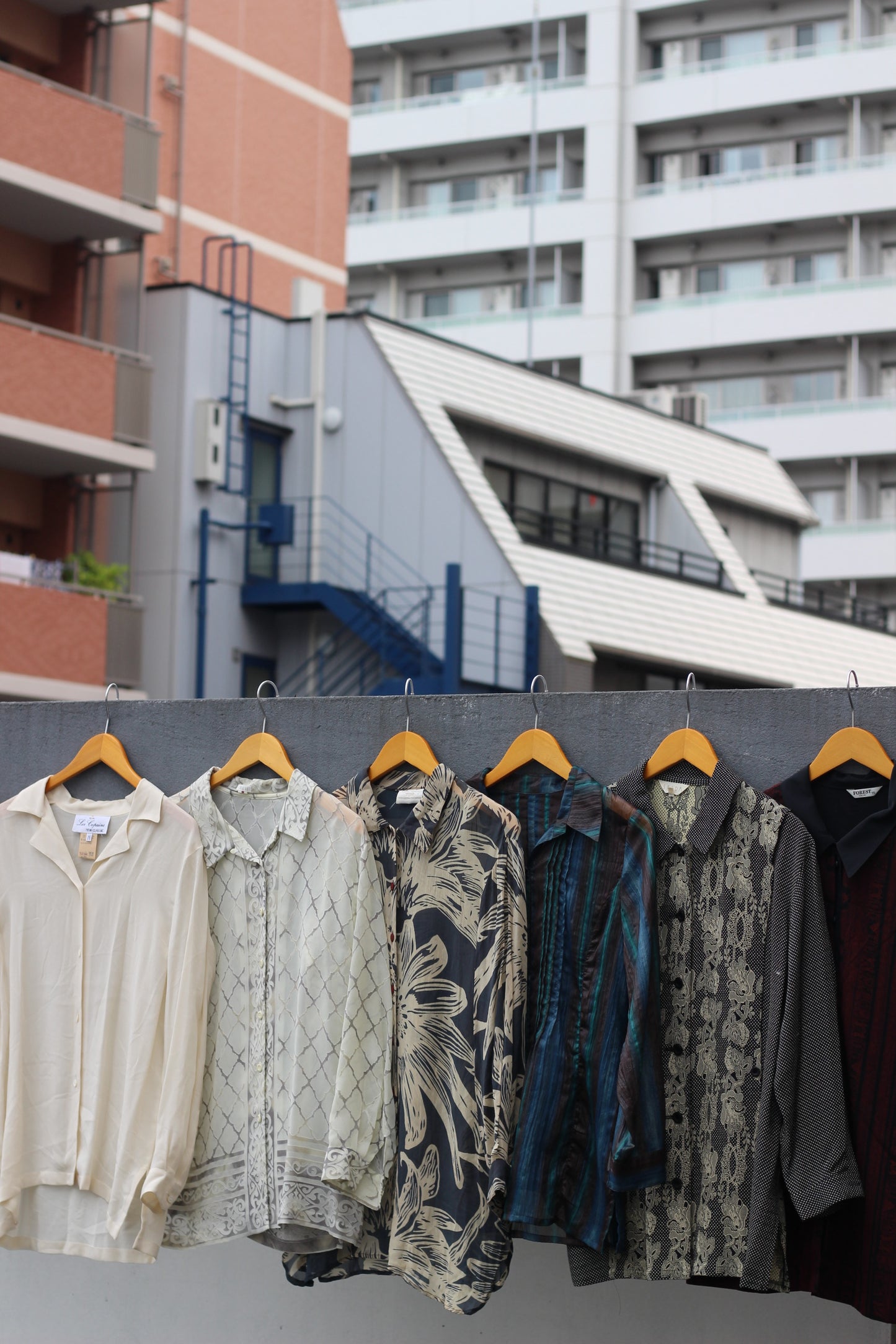 Japan vintage oversize blouse shirt x6点