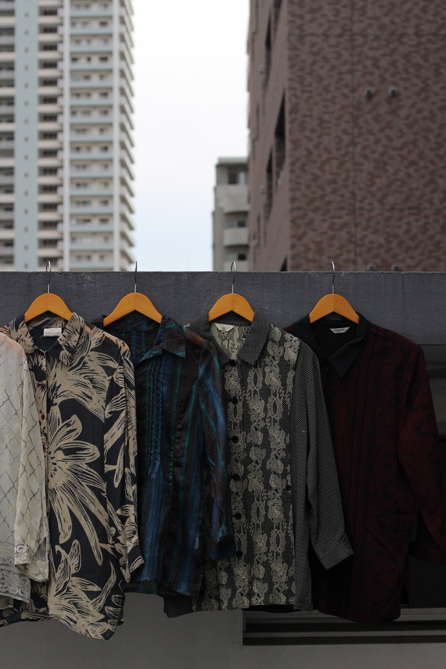 Japan vintage oversize blouse shirt x6点
