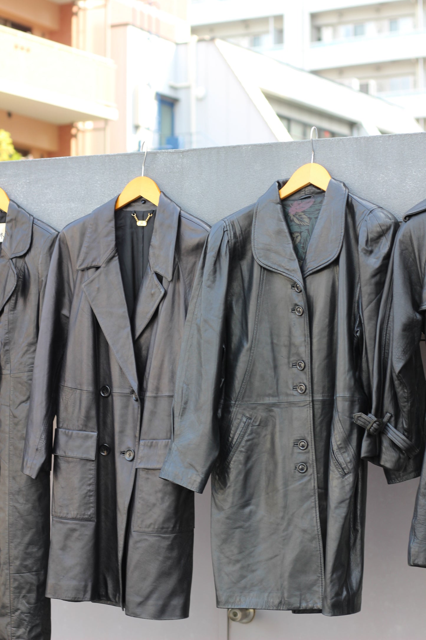 Women's Vintage Sheep Leather Coat x7点