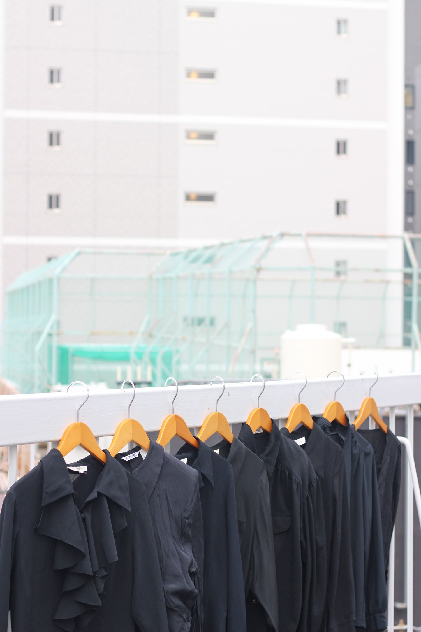 Japan vintage Black blouse shirt x8点