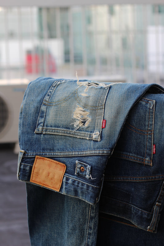 90-00's Levi's Red Selvedge Denim Pants set x2点