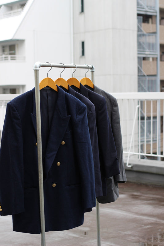 Men's American Traditional Gold Button Tailored Jacket x4点