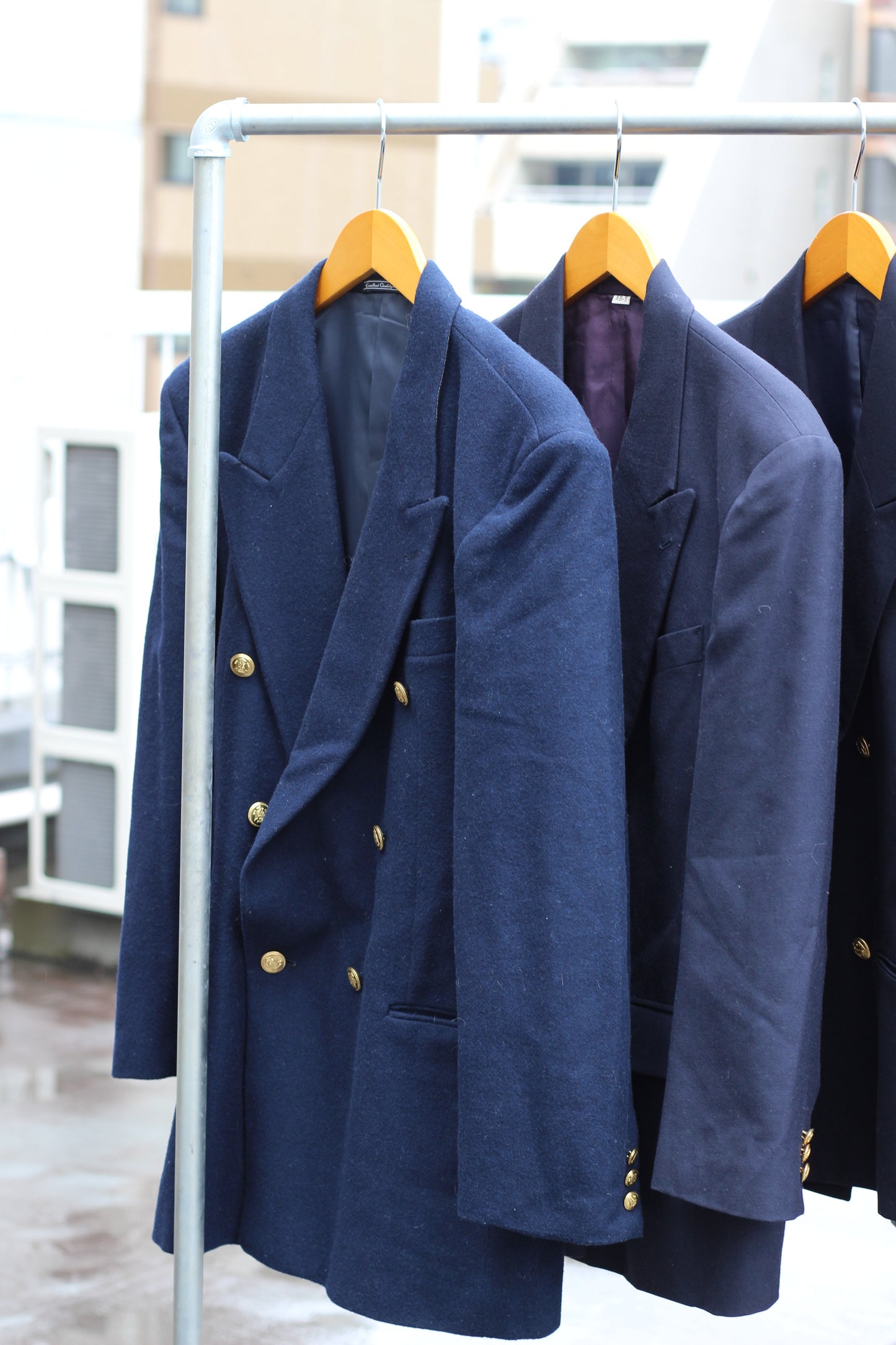 Men's American Traditional Gold Button Tailored Jacket x4点