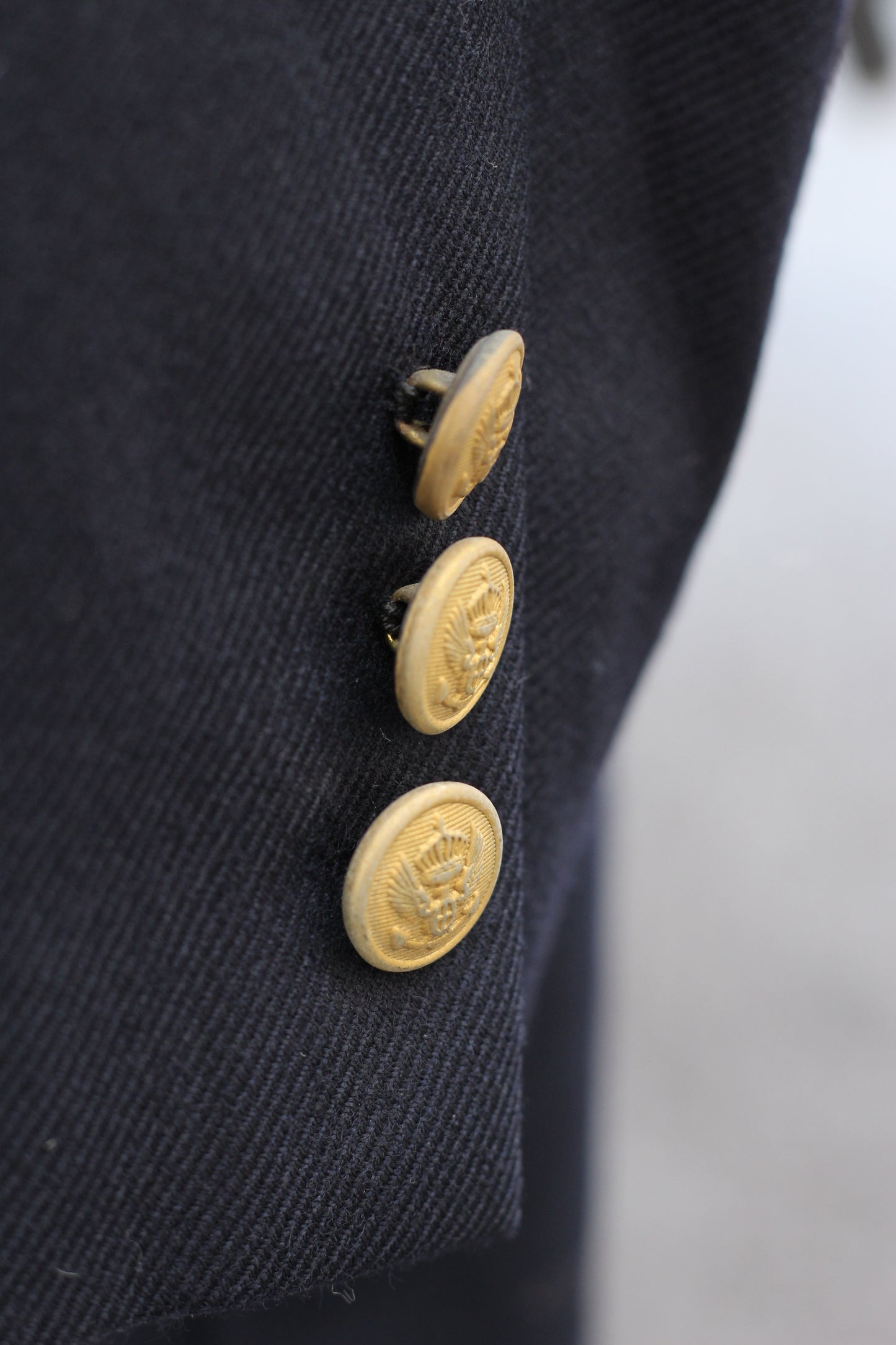Men's Vintage Gold Button Double-Breasted Tailored Jacket set x2点