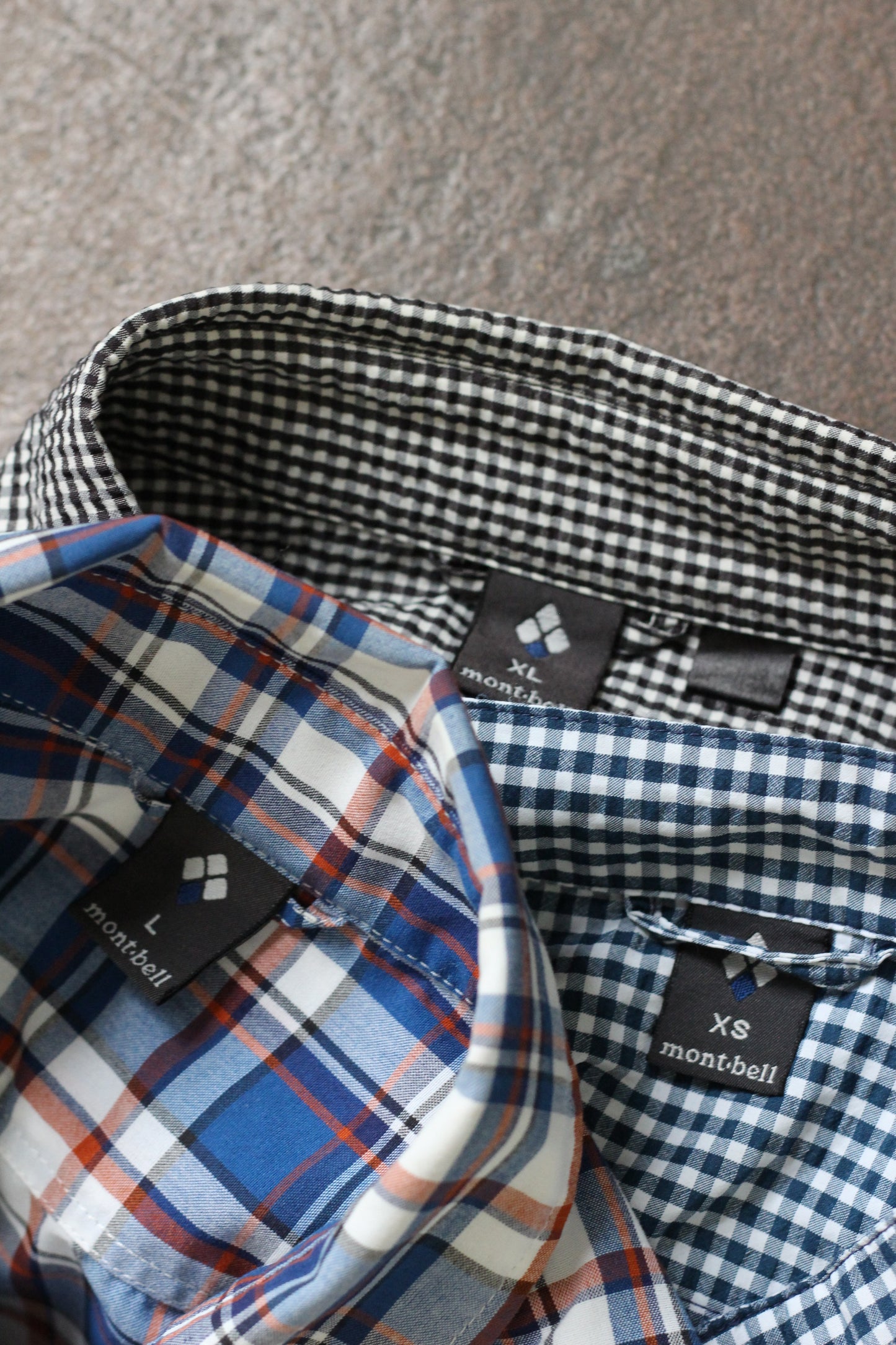 mont-bell Check Short Sleeve Shirt x3点