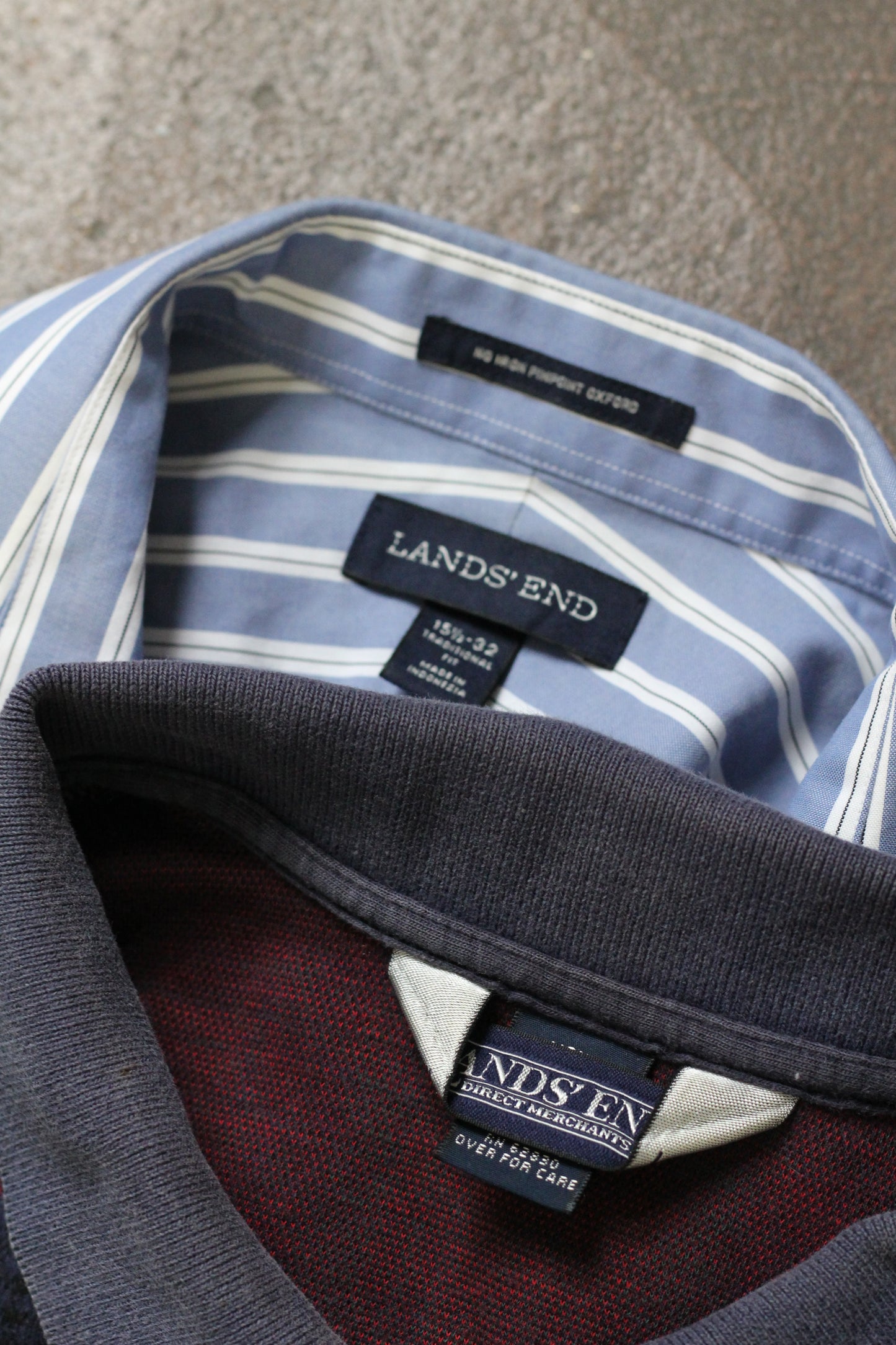 Old Lands' End Long-Sleeve Shirts & Polo Shirts x2点