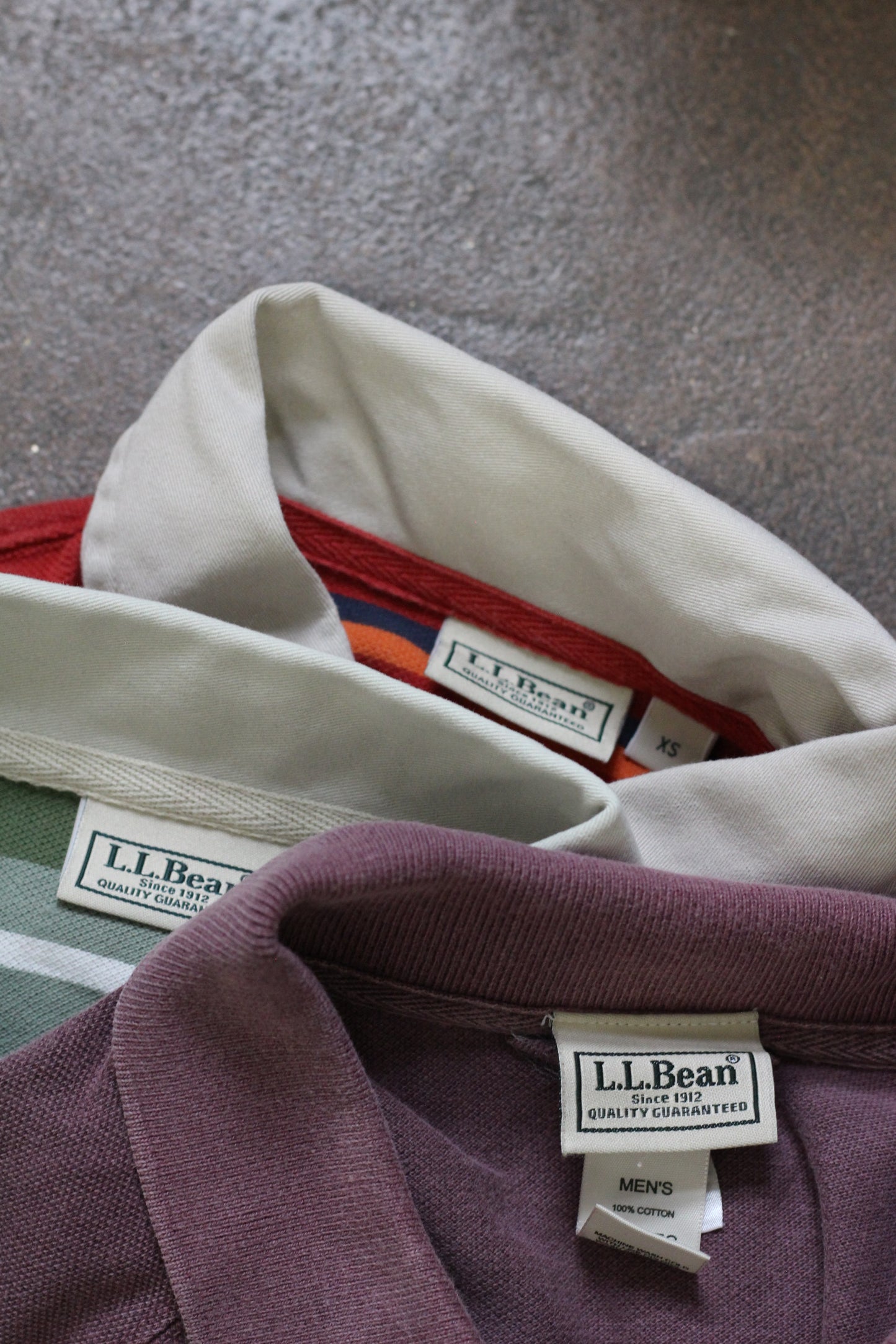90's L.L.Bean Short Sleeve Polo Shirt x3点
