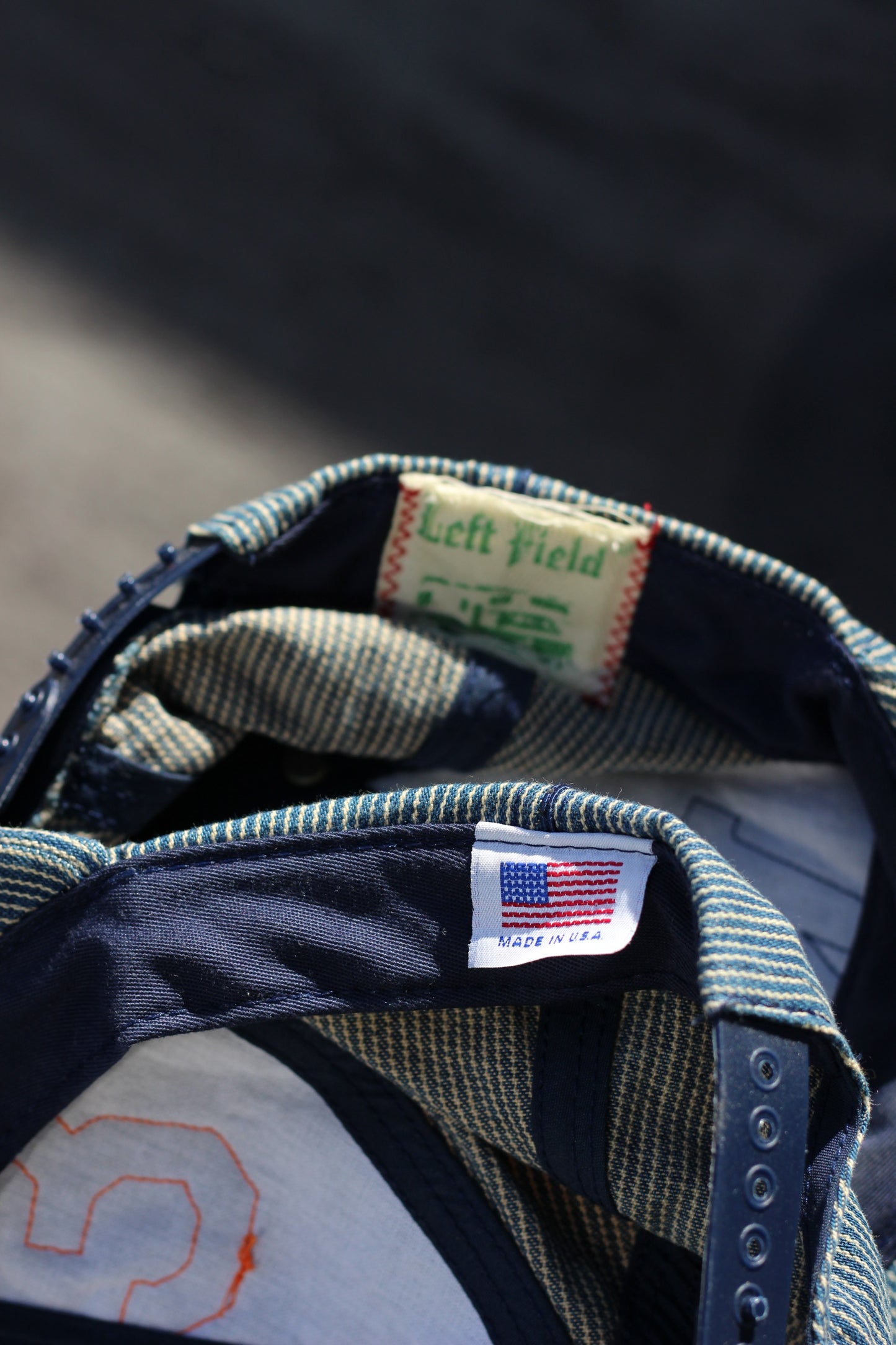 Made in USA left field hickory cap x2点